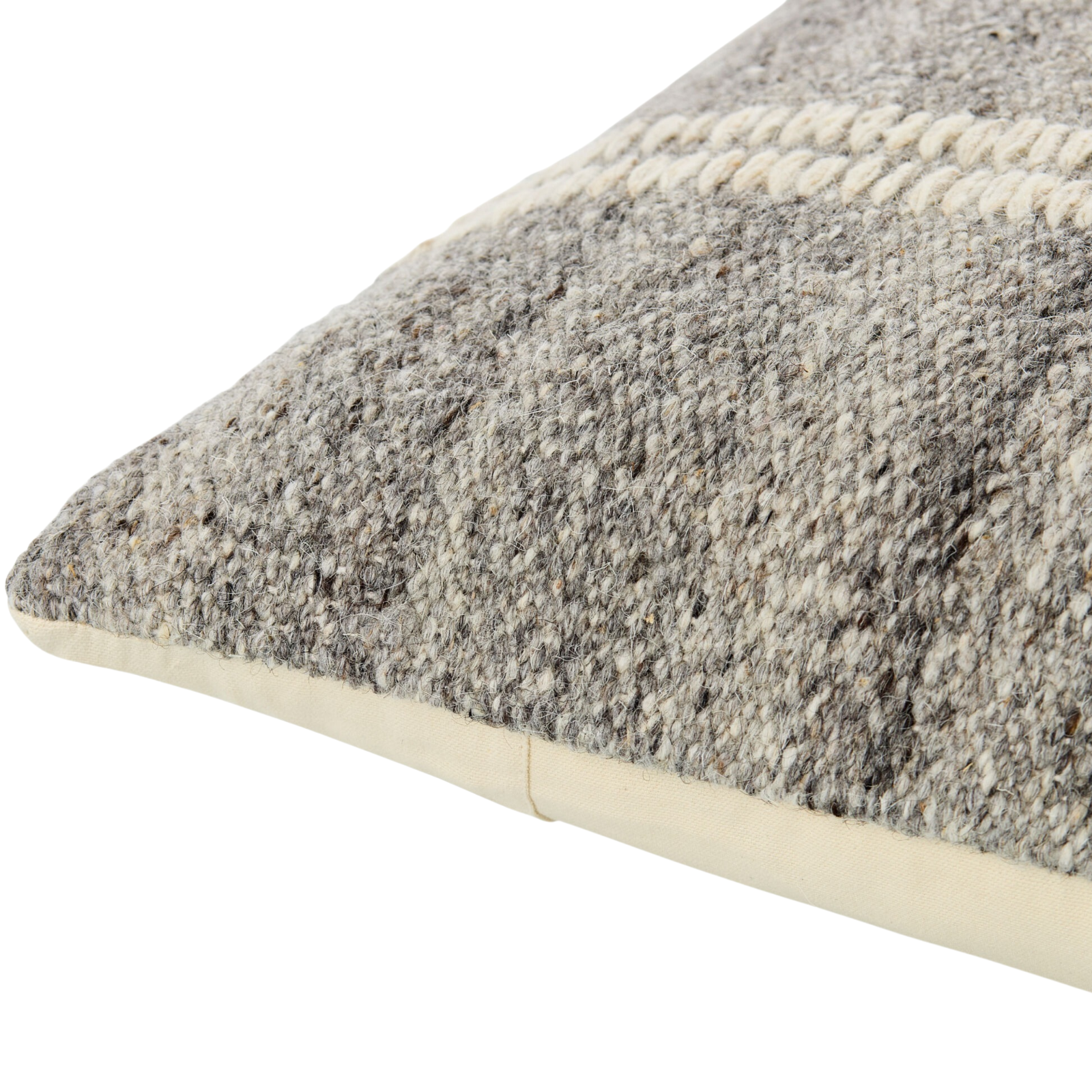 Jundah Woven Cushion in Grey Keiichi