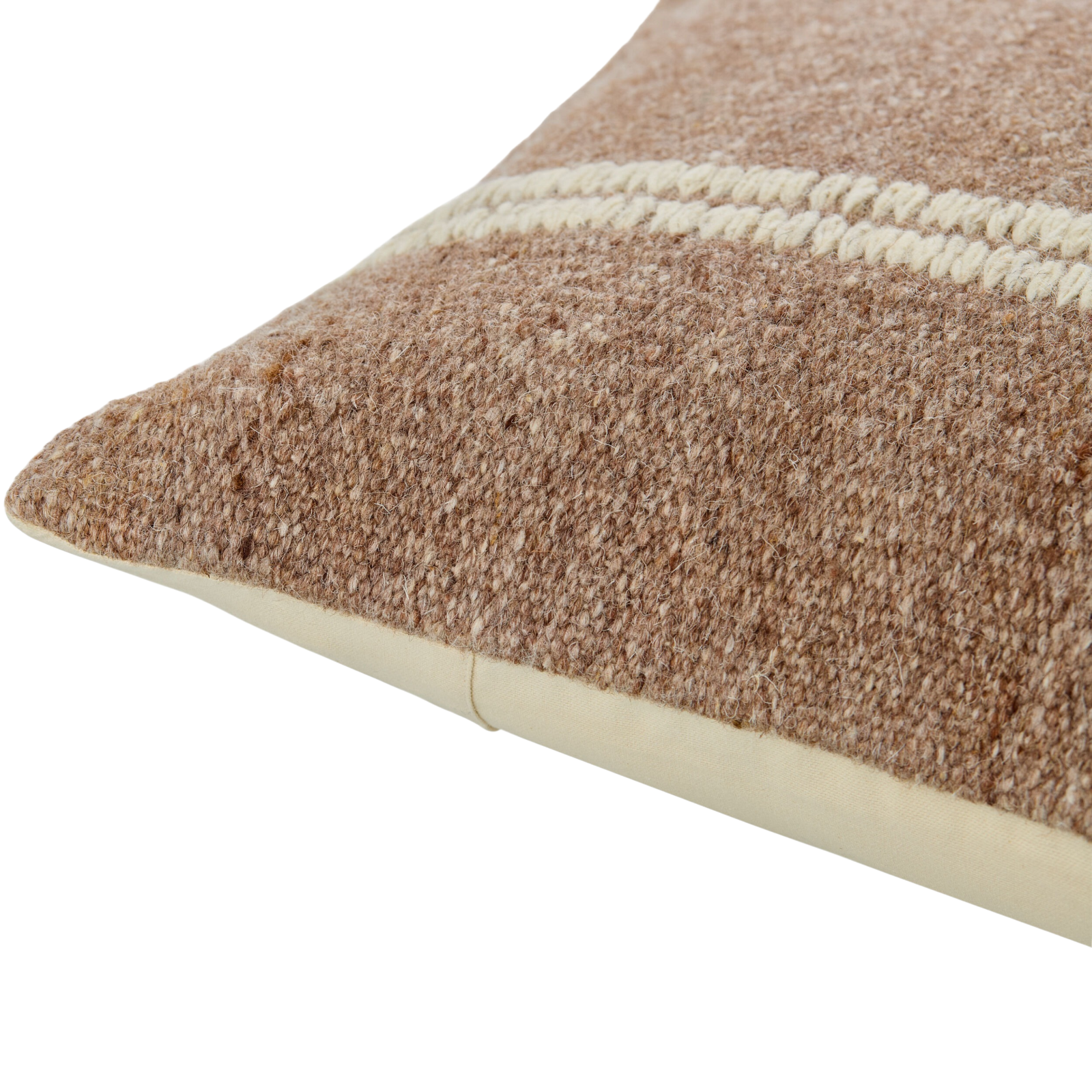 Jundah Woven Cushion in Light Brown by Keiichi