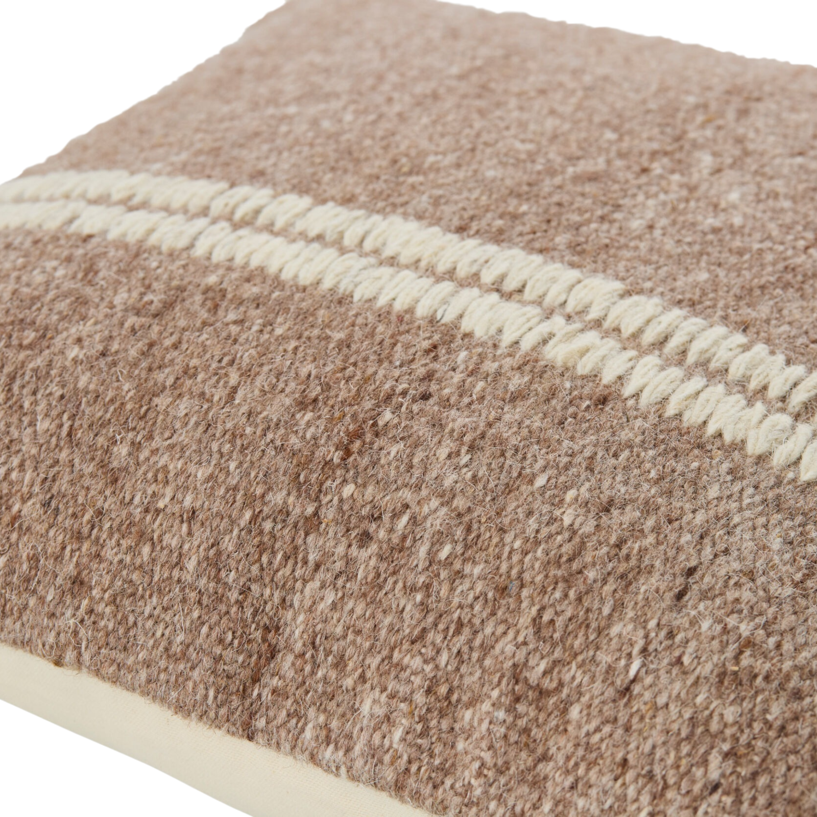 Jundah Woven Cushion in Light Brown by Keiichi
