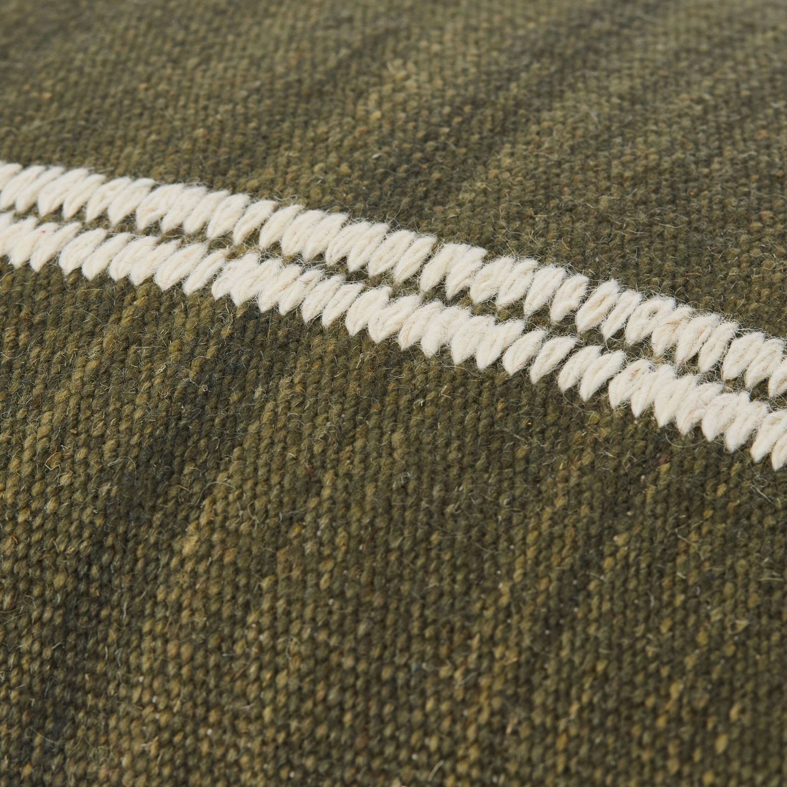 Jundah Woven Cushion in Moss by Keiichi