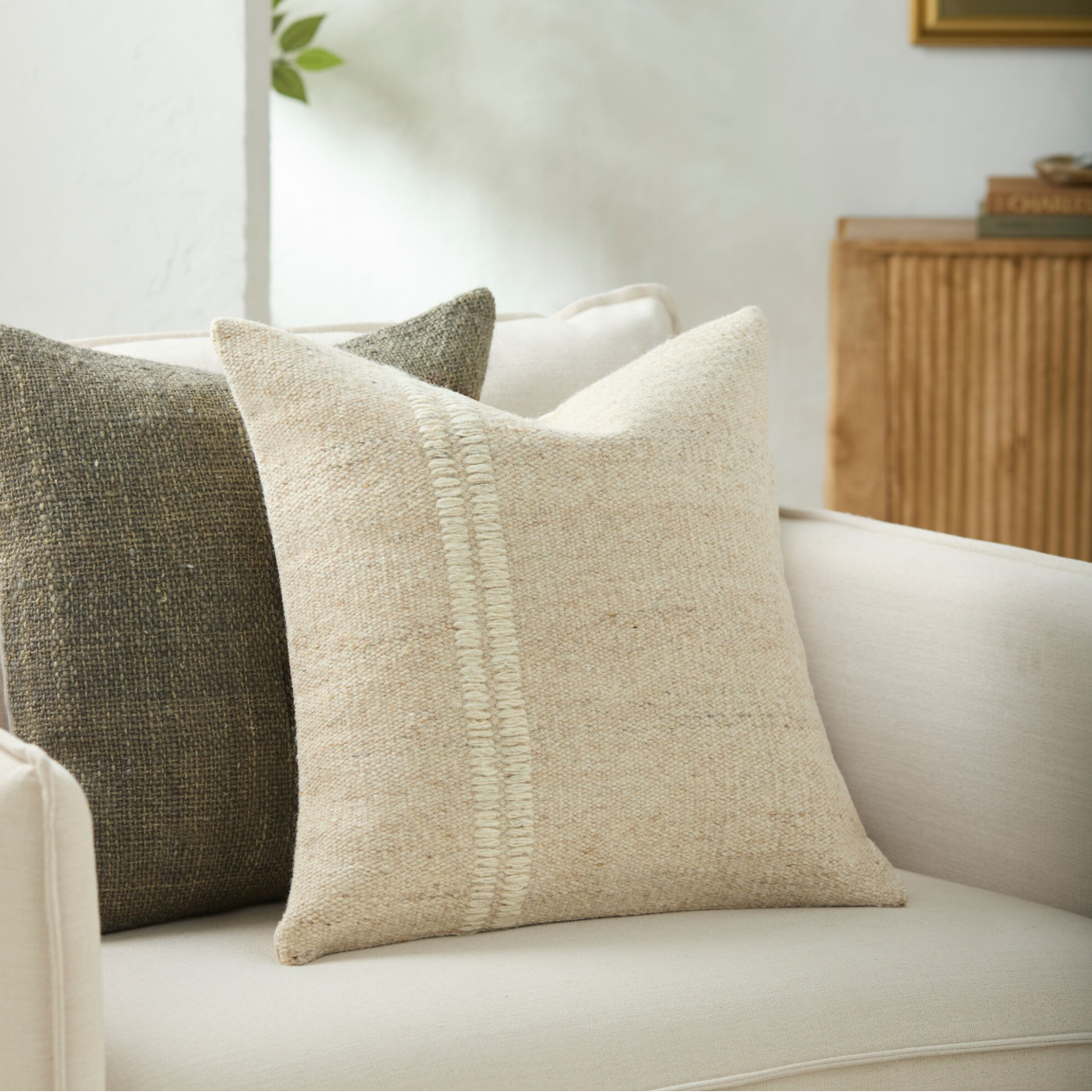 Jundah Woven Cushion in Natural Keiichi