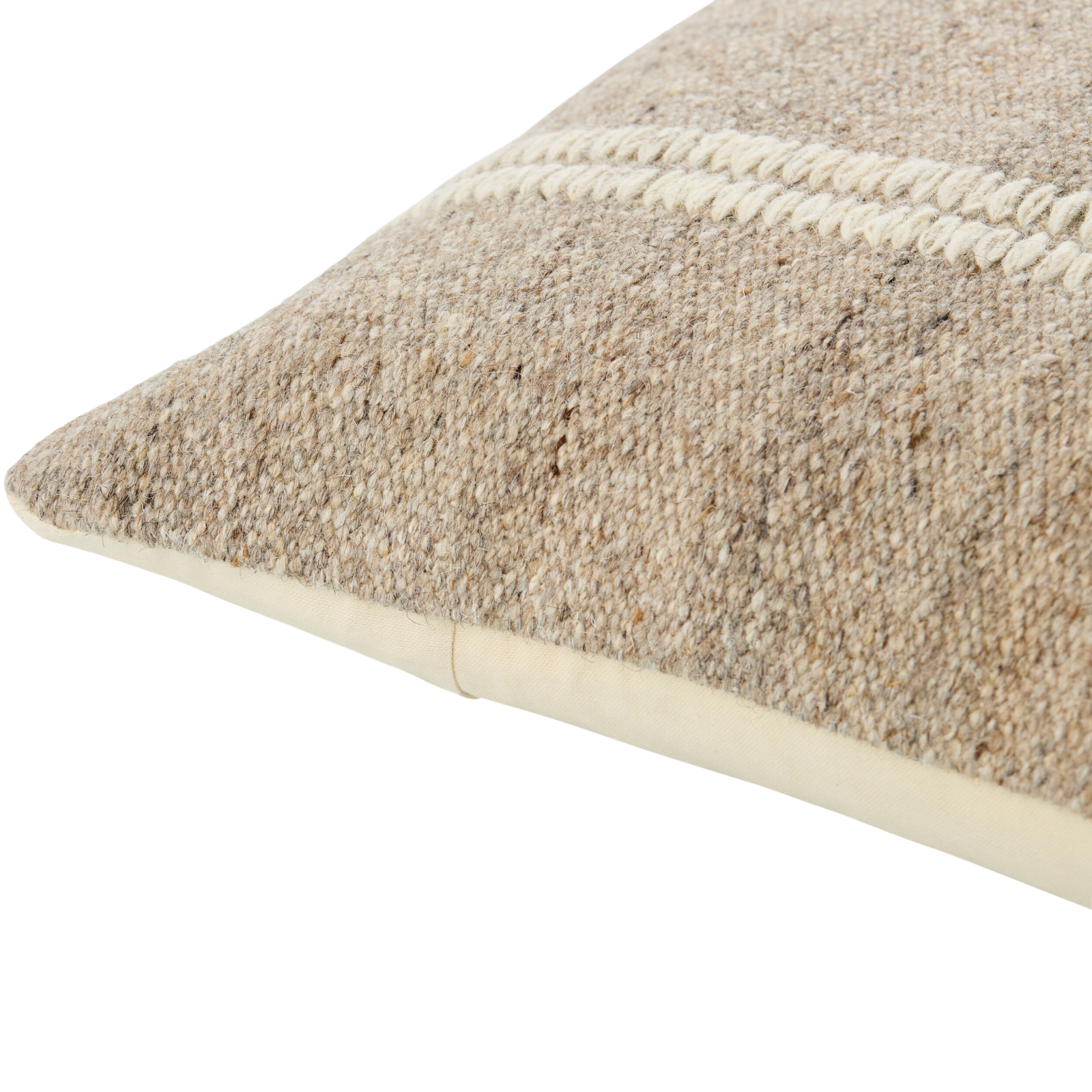 Jundah Woven Cushion in Warm Natural by Keiichi