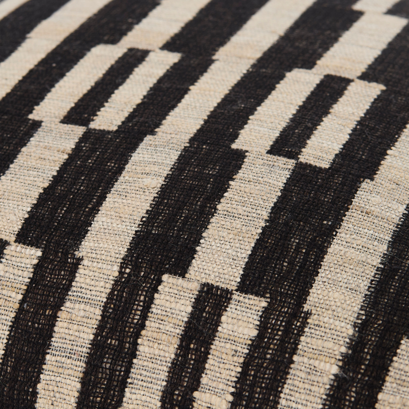 Marzano Hand Woven Cushion in Black by Keiichi
