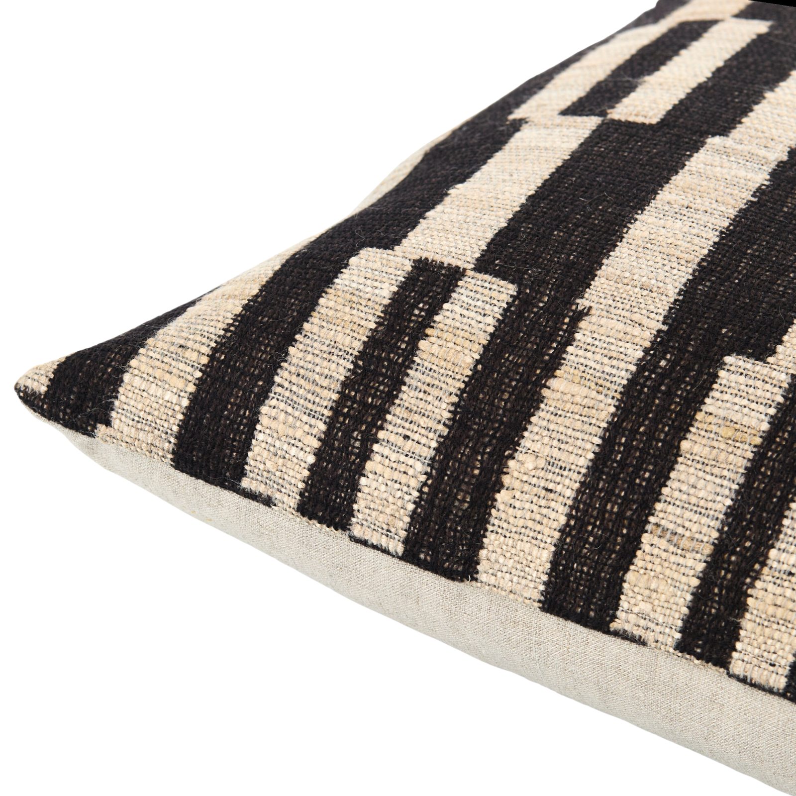Marzano Hand Woven Cushion in Black by Keiichi