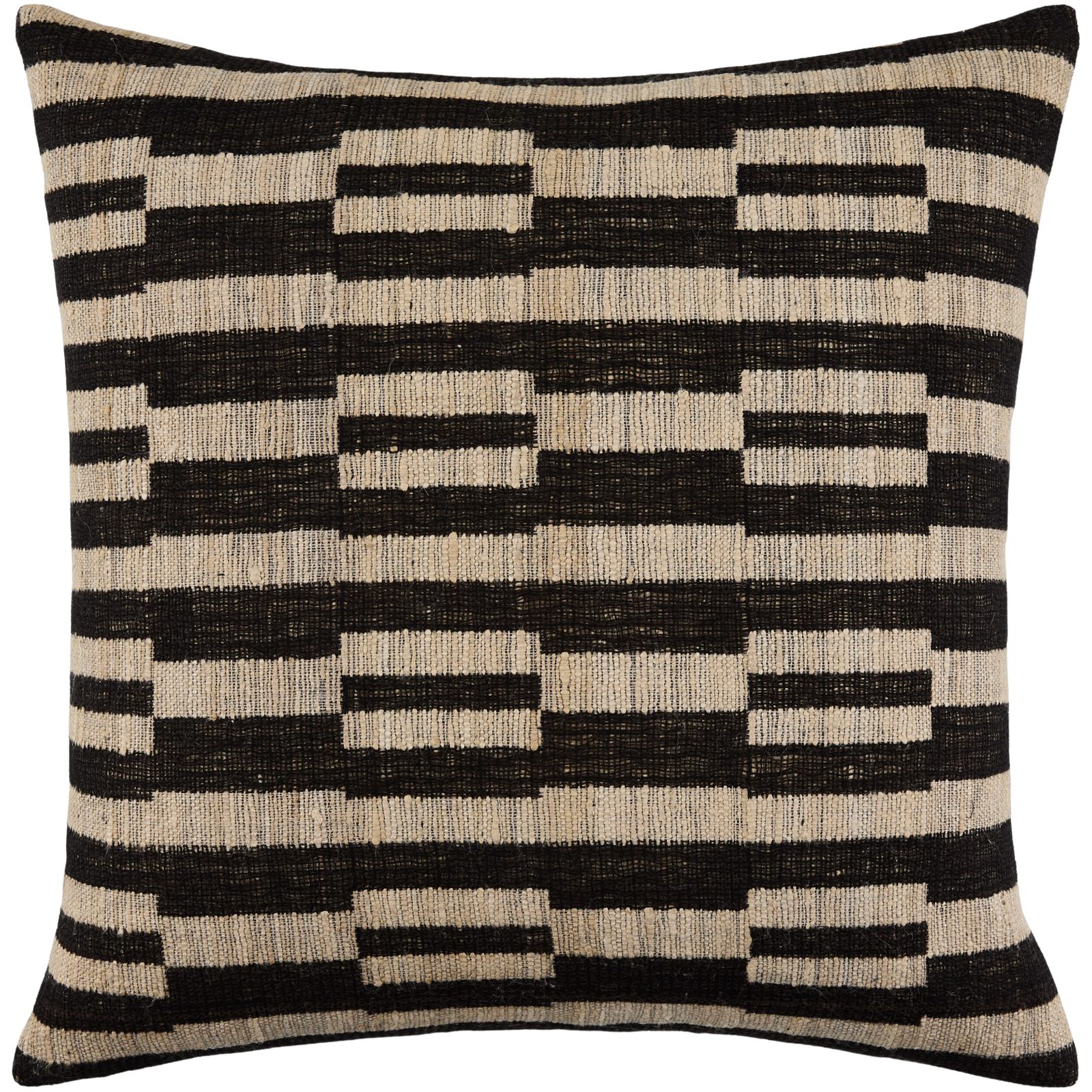 Marzano Hand Woven Cushion in Black by Keiichi