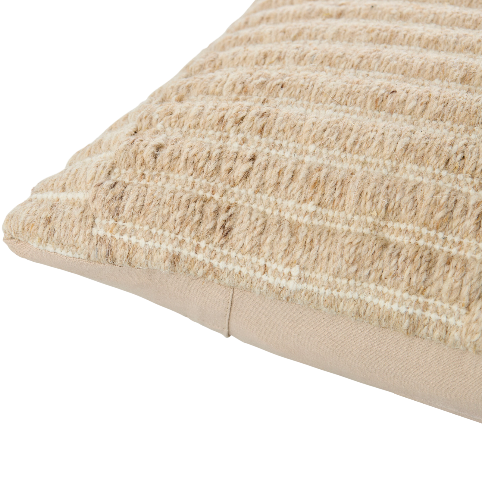 Marzano Hand Woven Cushion in Warm Natural by Keiichi
