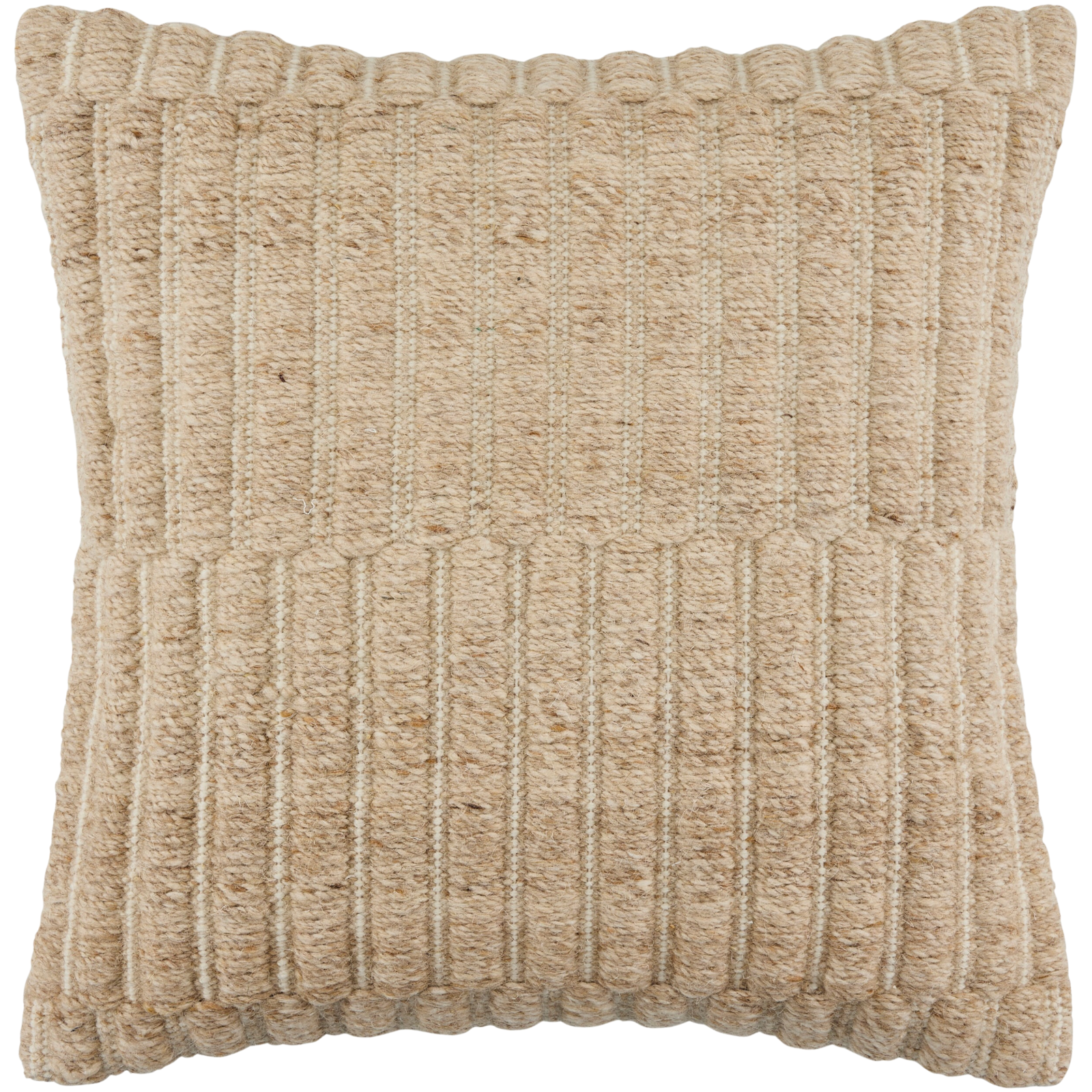 Marzano Hand Woven Cushion in Warm Natural by Keiichi