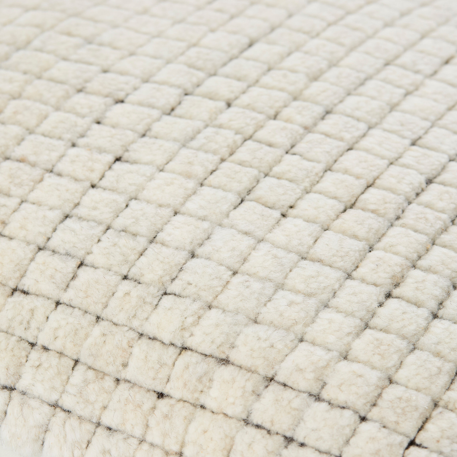 Novoli Hand Woven Cushion in Off White by Keiichi