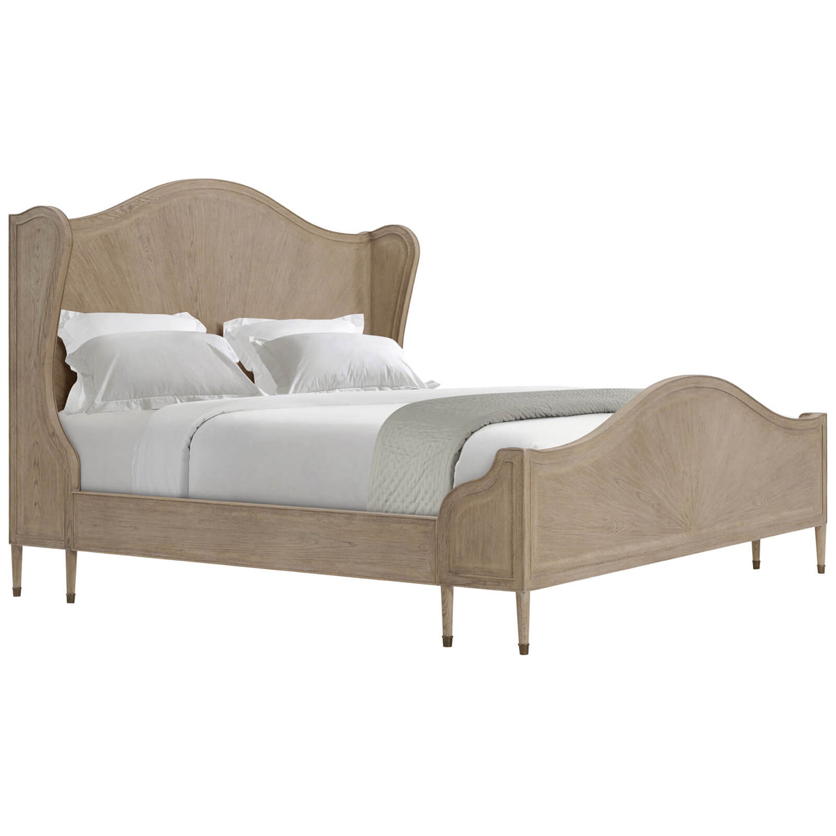 Linden Grove Bed in Riverwash Oak - UK Super King Size by Theodore Alexander