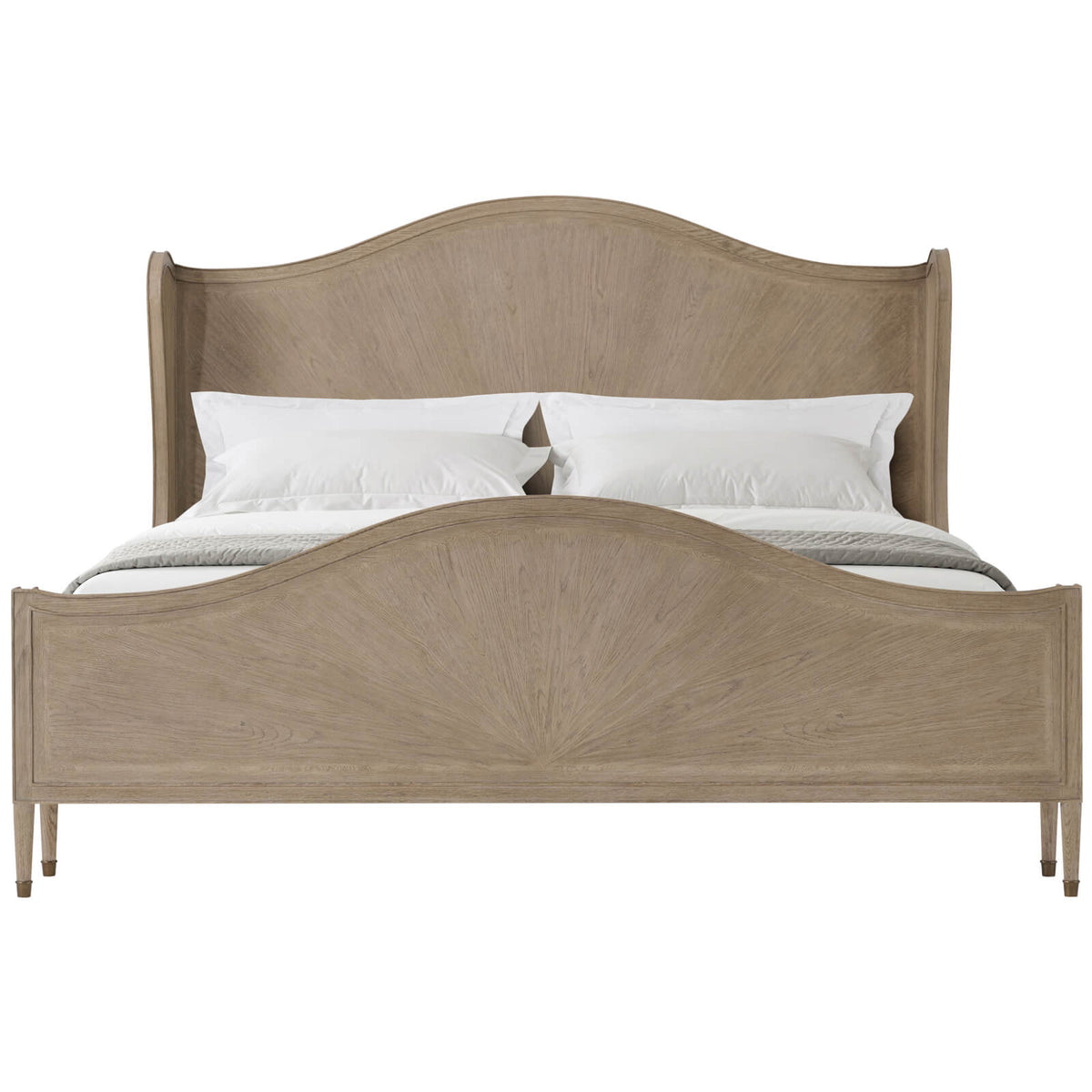 Linden Grove Bed in Riverwash Oak - UK Super King Size by Theodore Alexander