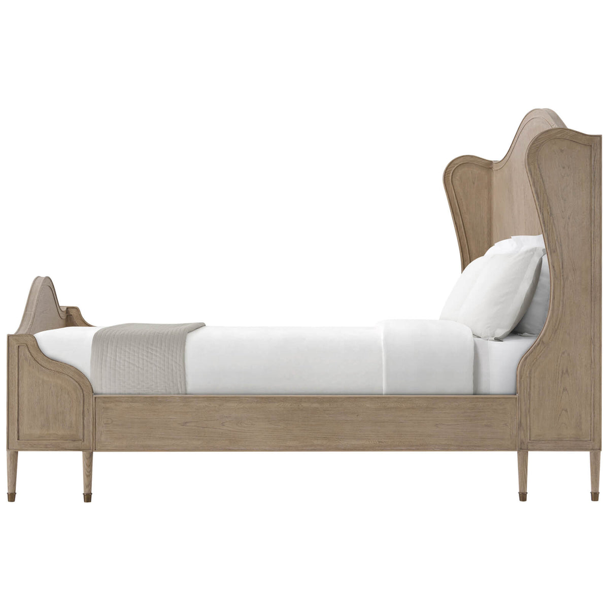 Linden Grove Bed in Riverwash Oak - UK Super King Size by Theodore Alexander