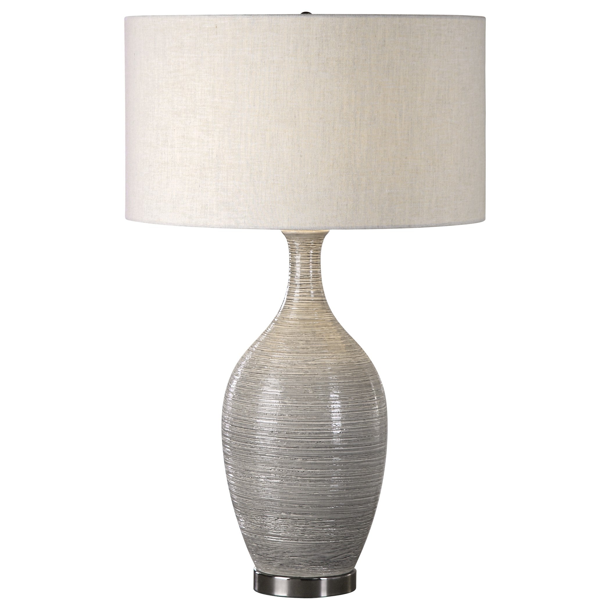 Dinah Gray Textured Table Lamp by Uttermost