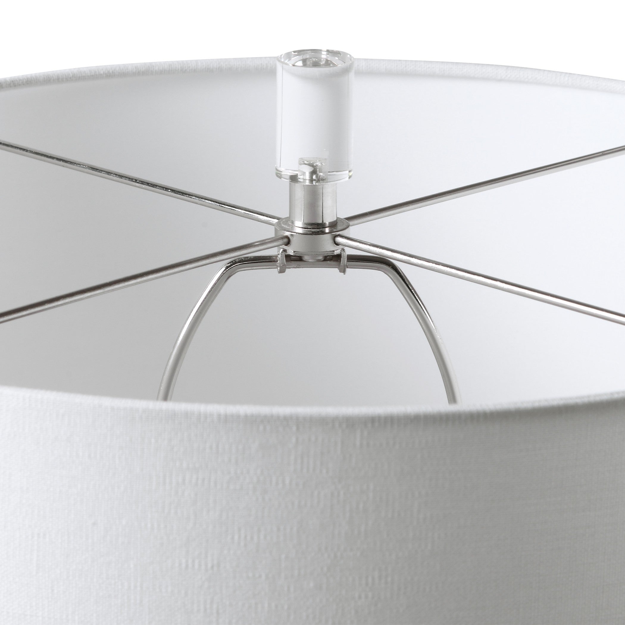Caelina Textured White Table Lamp by Uttermost