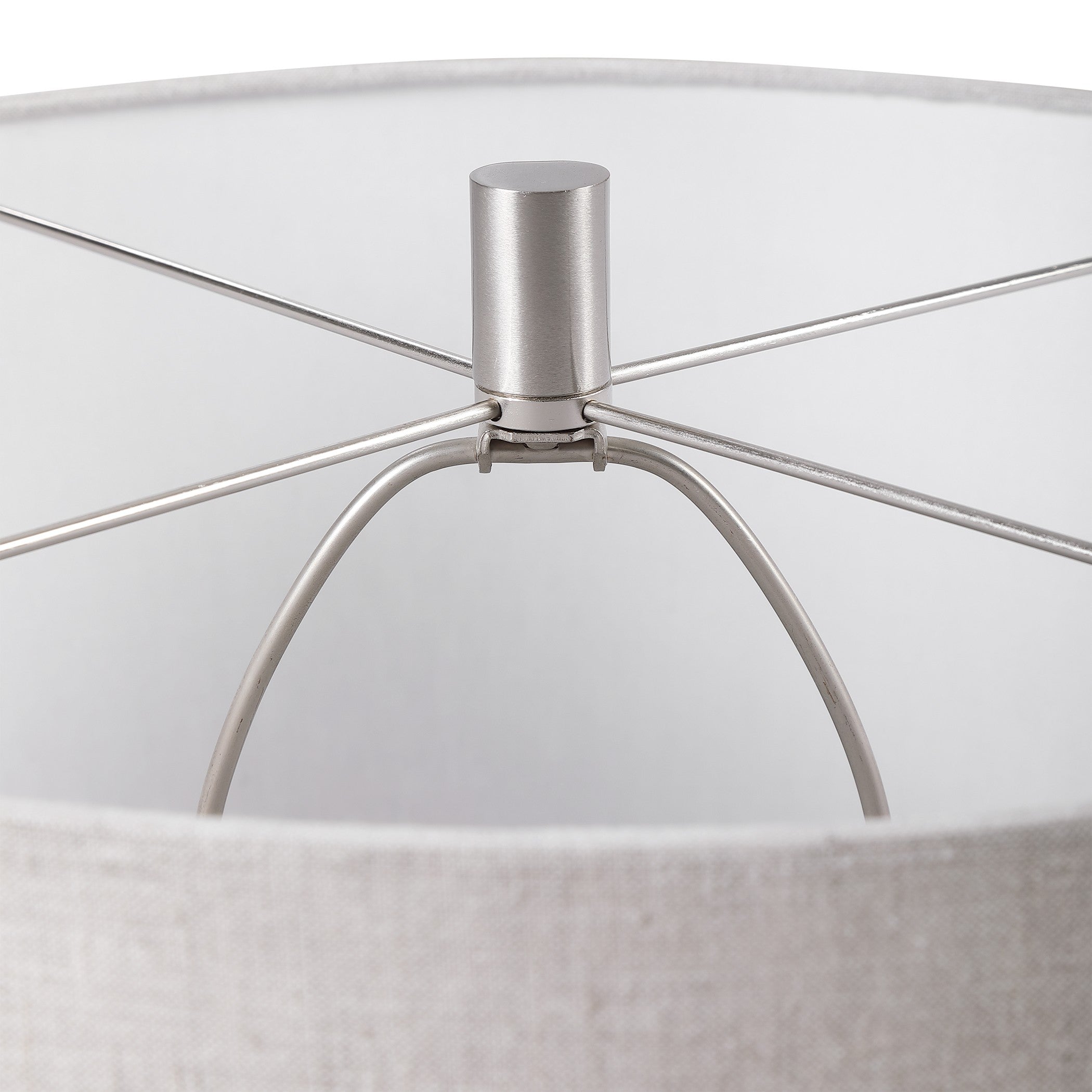 Whiteout Mottled Glass Table Lamp by Uttermost