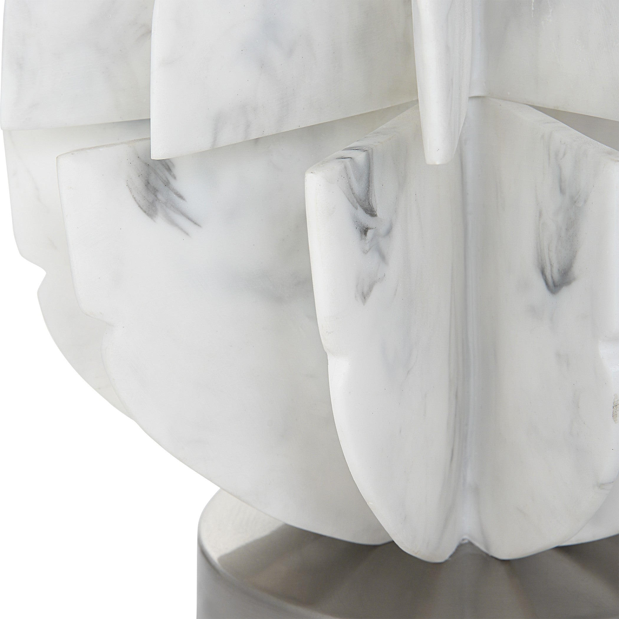 Repetition White Marble Table Lamp by Uttermost
