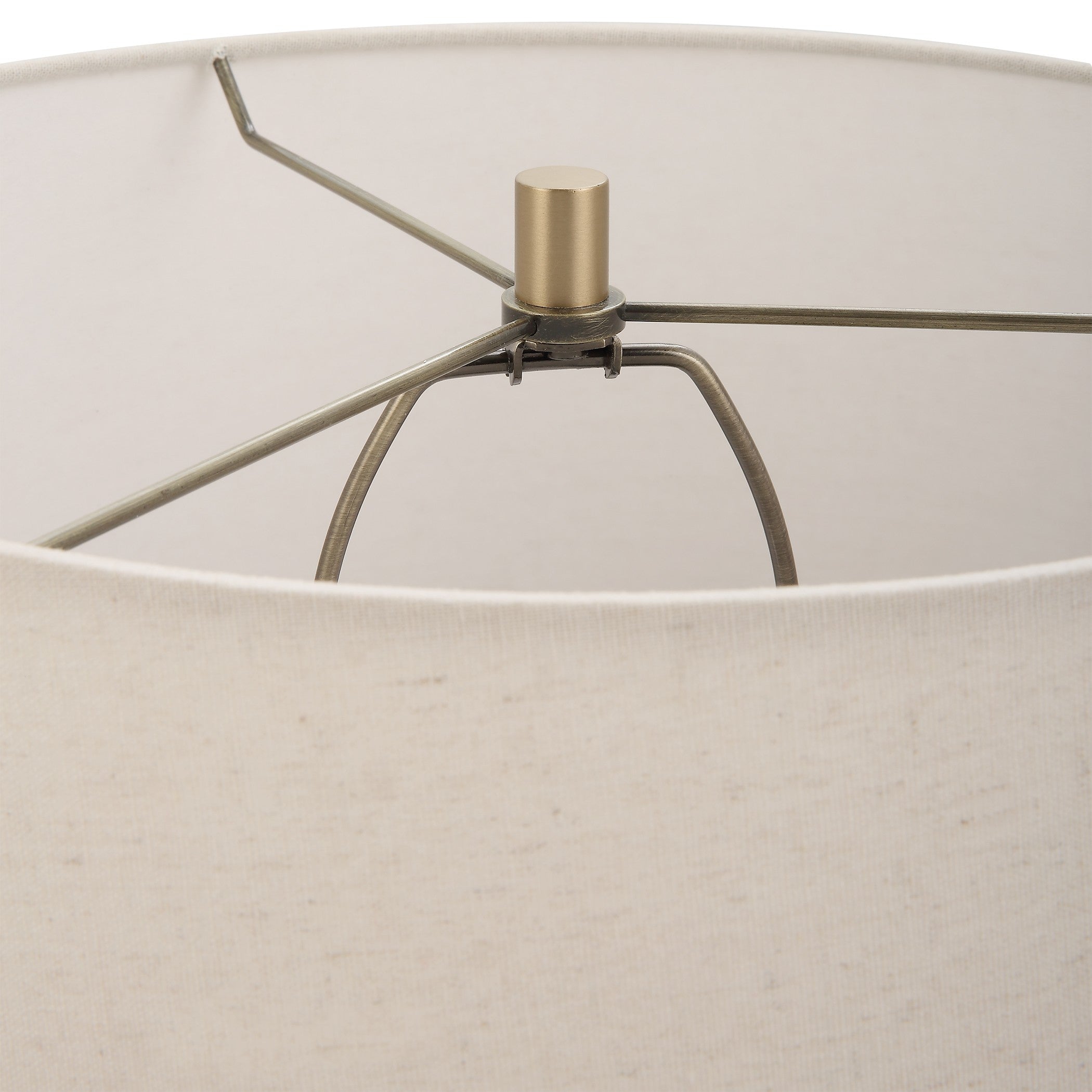 Lunia Gray Glass Table Lamp by Uttermost
