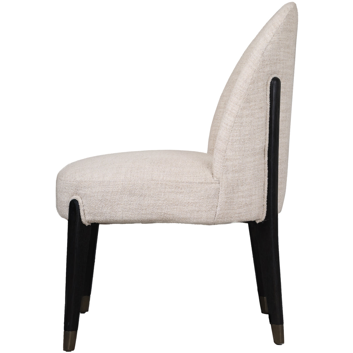 Luna Dining Side Chair II in Dark by Theodore Alexander