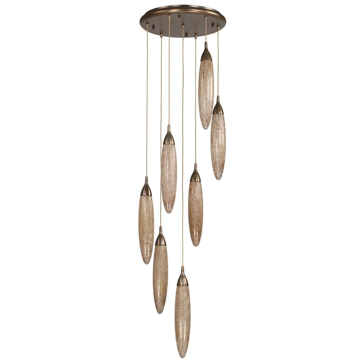 Lunar Drops 7 Light LED Pendant Uttermost