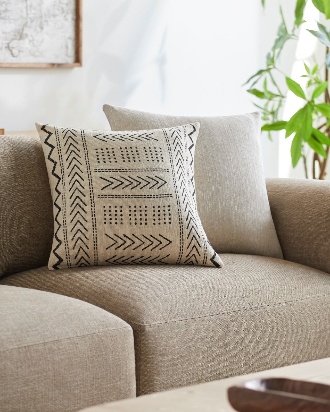 Malian Hand Woven Cushion Arrows by Keiichi