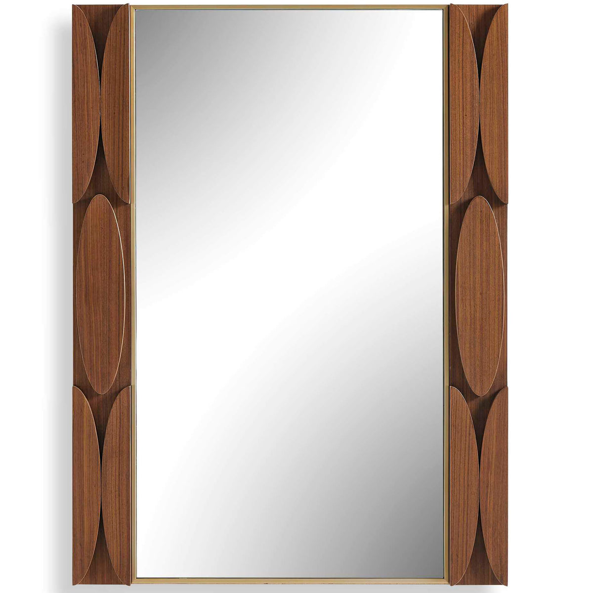 Macario Mid-Century Wood Mirror Uttermost