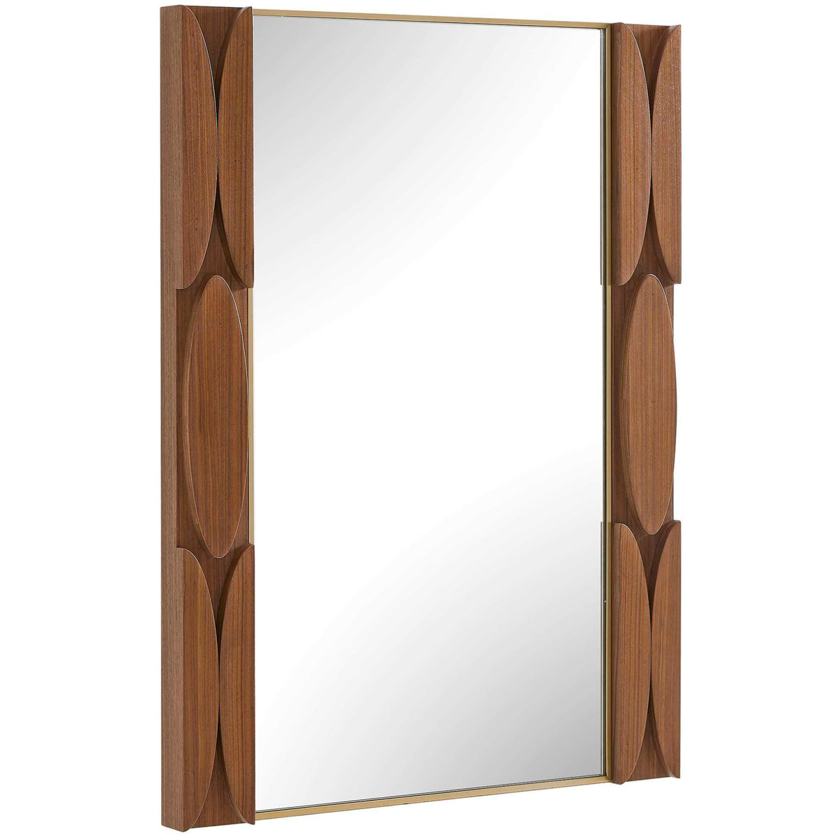 Macario Mid-Century Wood Mirror Uttermost