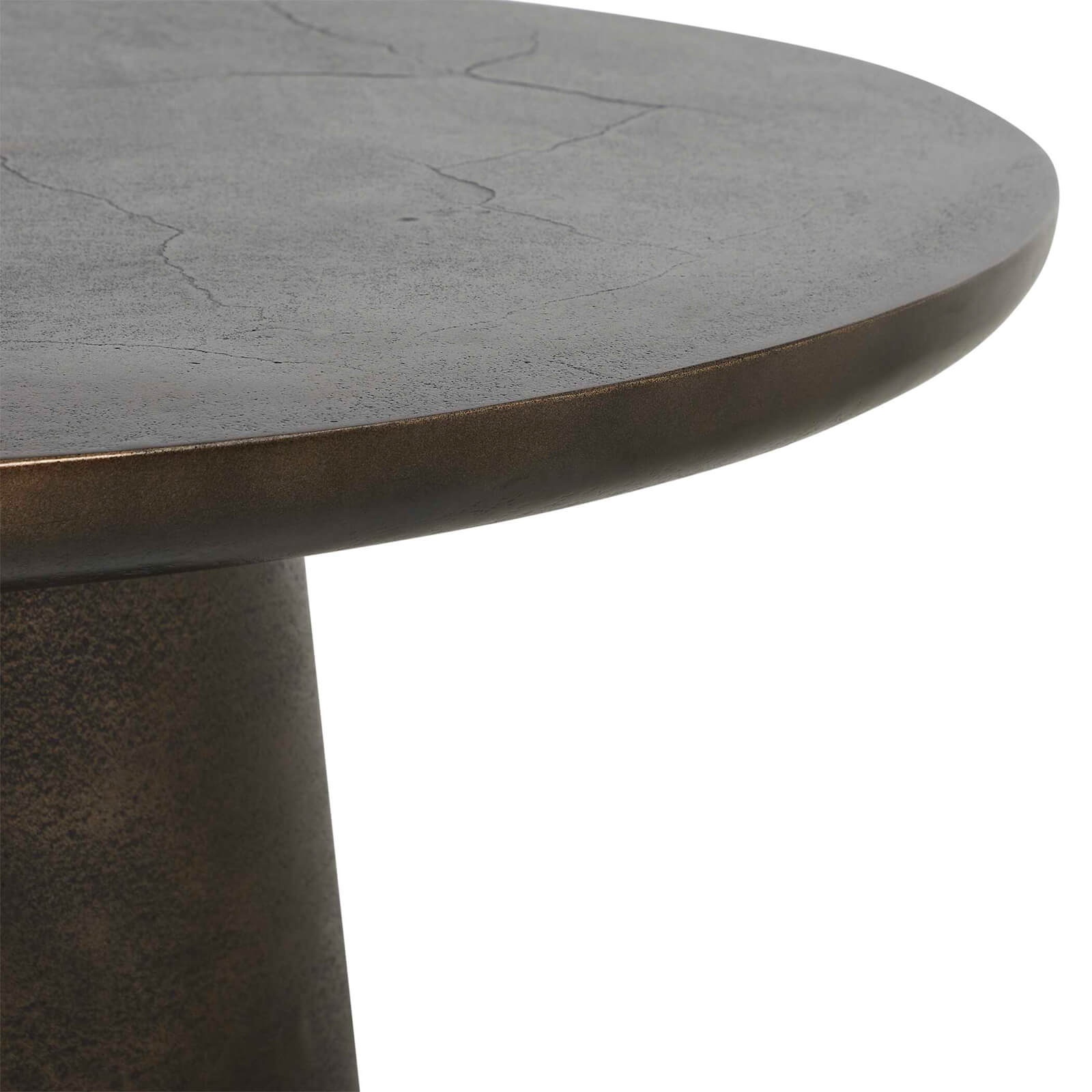 Madrone Indoor-Outdoor Bronze Coffee Table by Uttermost