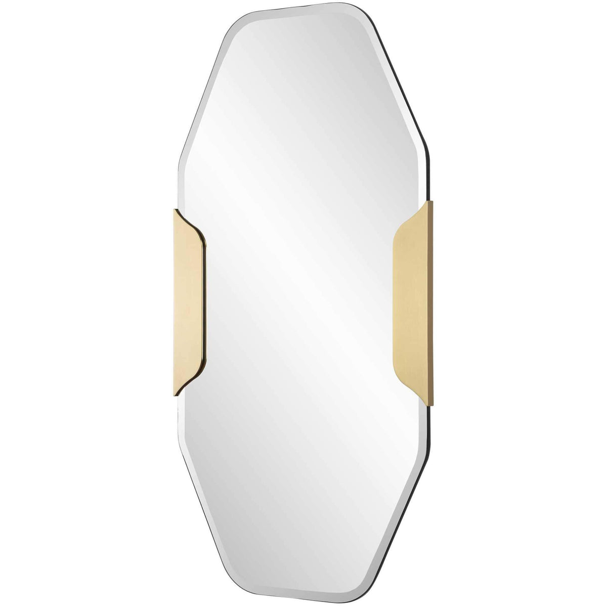 Makari Antique Brass Mirror by Uttermost