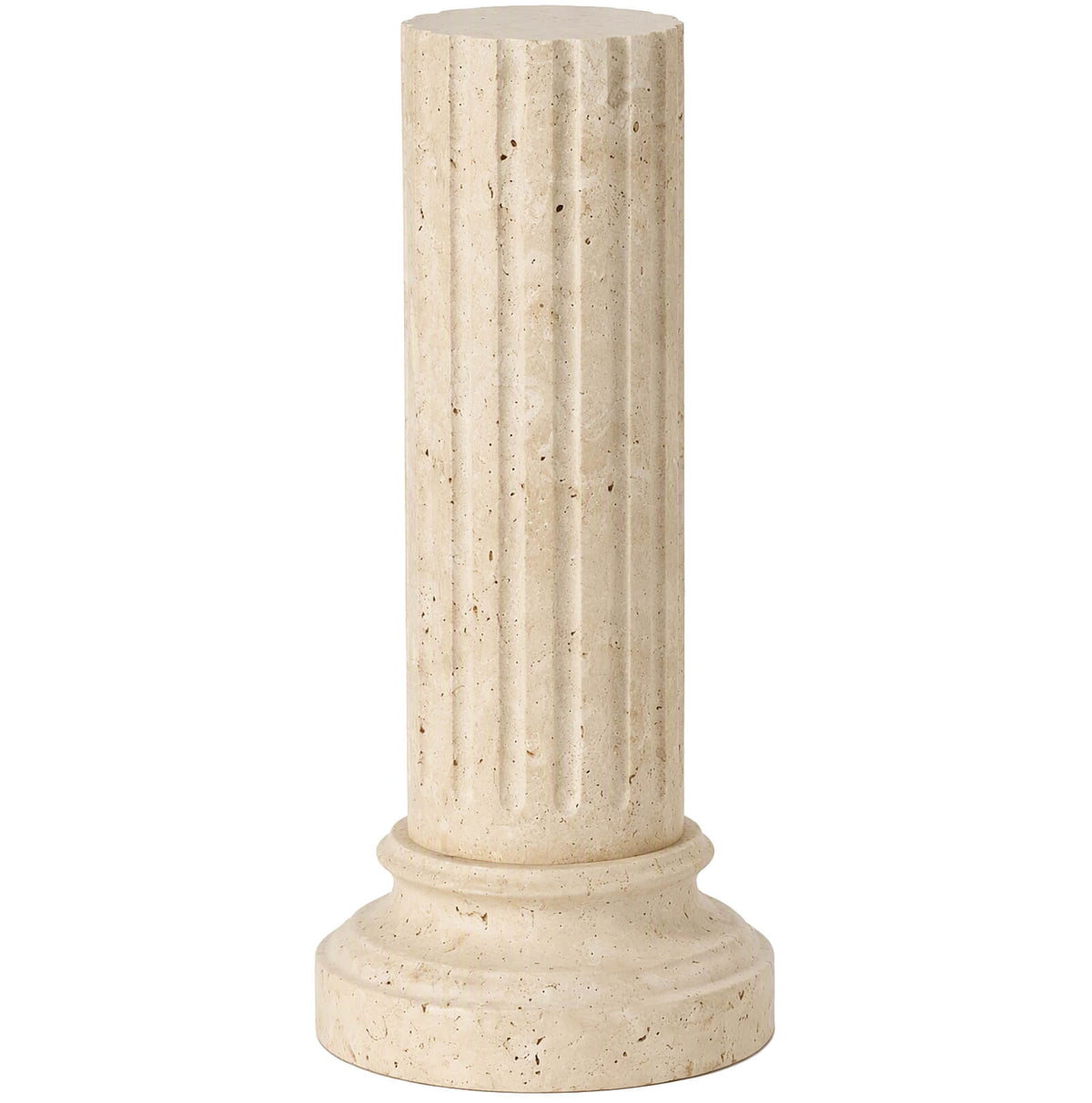 Marcello Decorative Object in Travertine - Large Keiichi