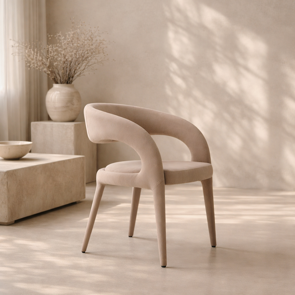 Matzo Vintage Ecco Pelle Dining Chair by Tommy Franks