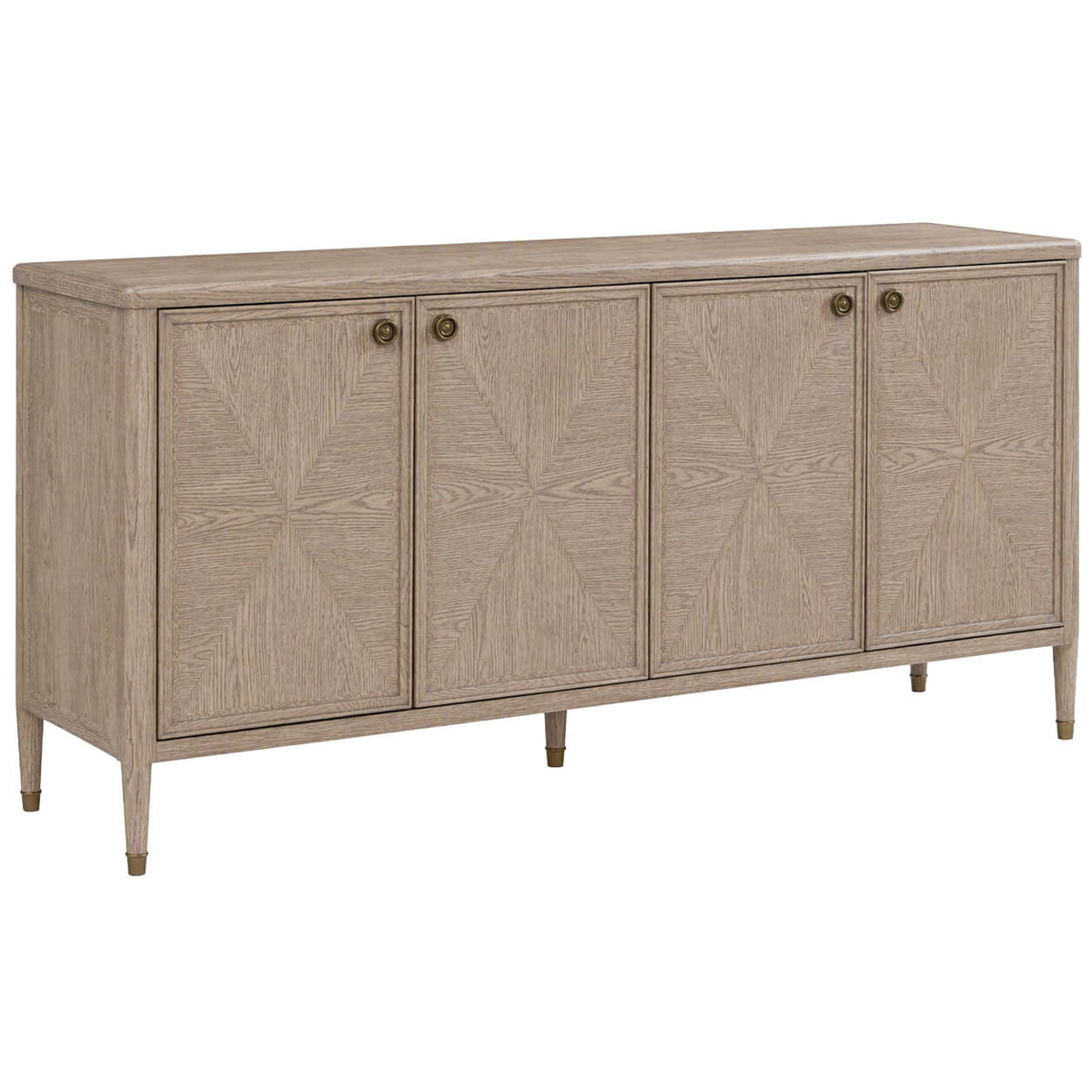 Meadowcroft 4-Door Sideboard in Riverwash Oak by Theodore Alexander