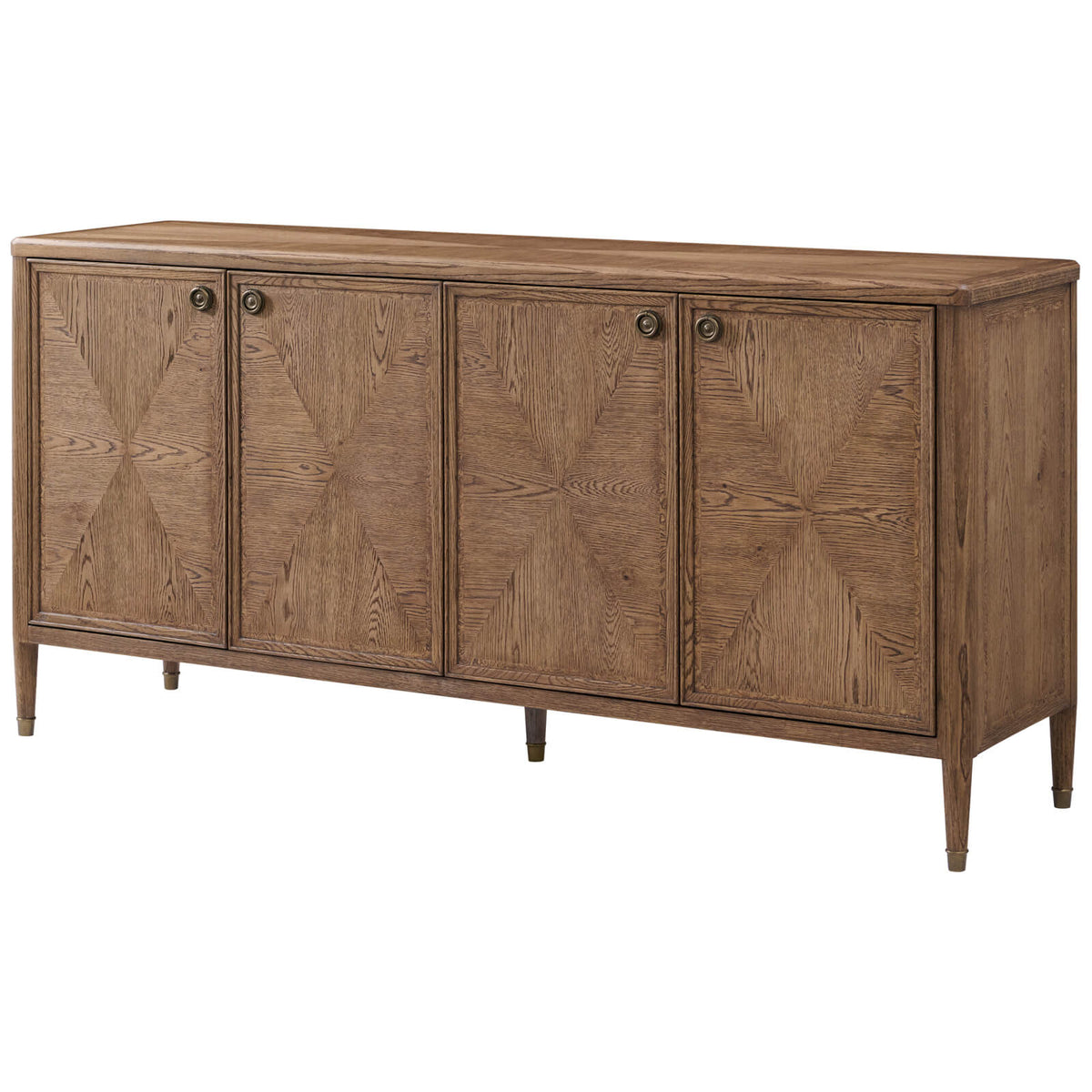 Meadowcroft 4-Door Sideboard in Tobacco by Theodore Alexander