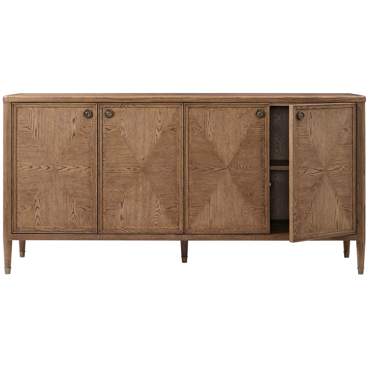 Meadowcroft 4-Door Sideboard in Tobacco by Theodore Alexander