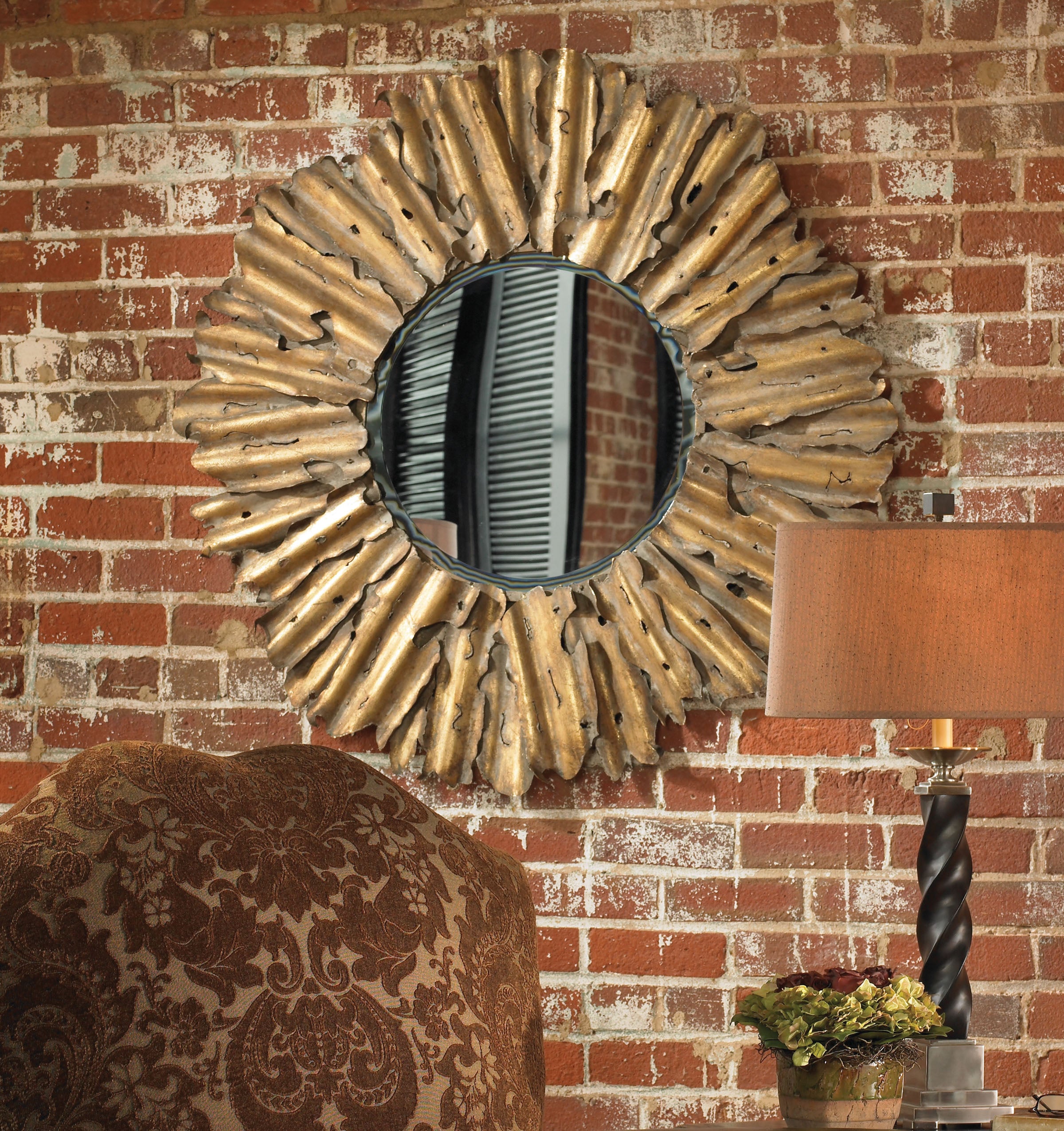 Hemani Antique Gold Mirror by Uttermost