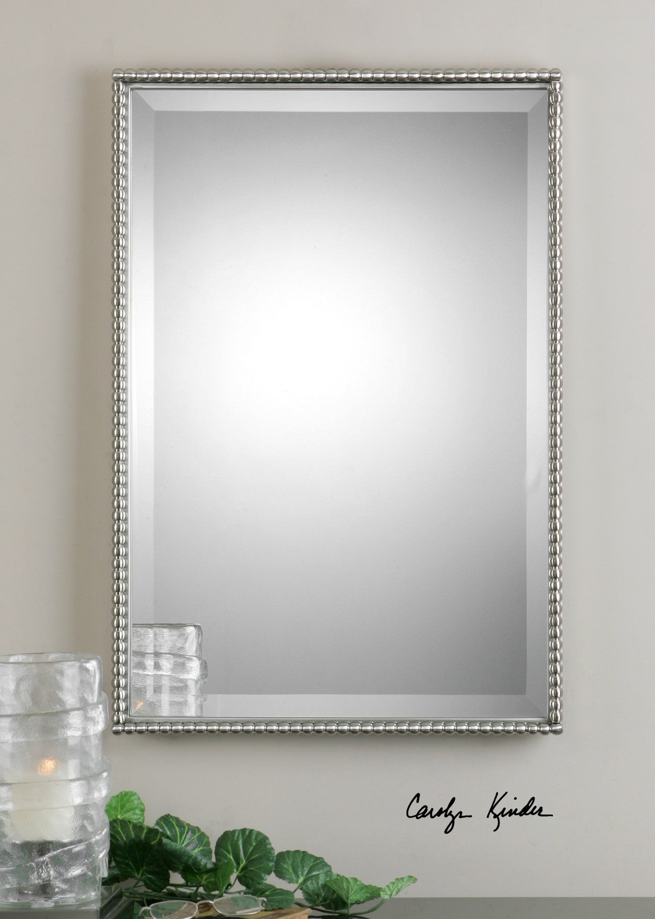 Sherise Brushed Nickel Mirror by Uttermost