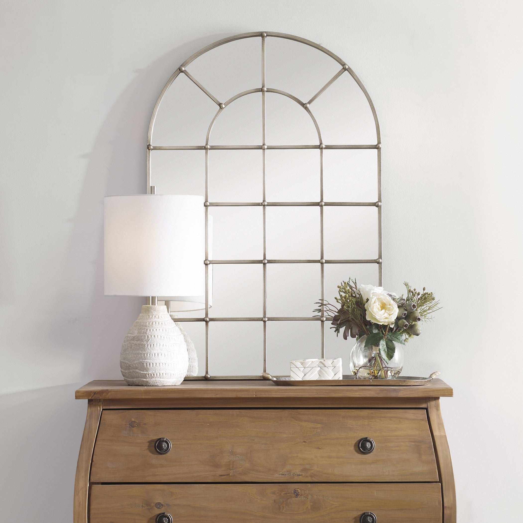 Barwell Arch Window Mirror by Uttermost