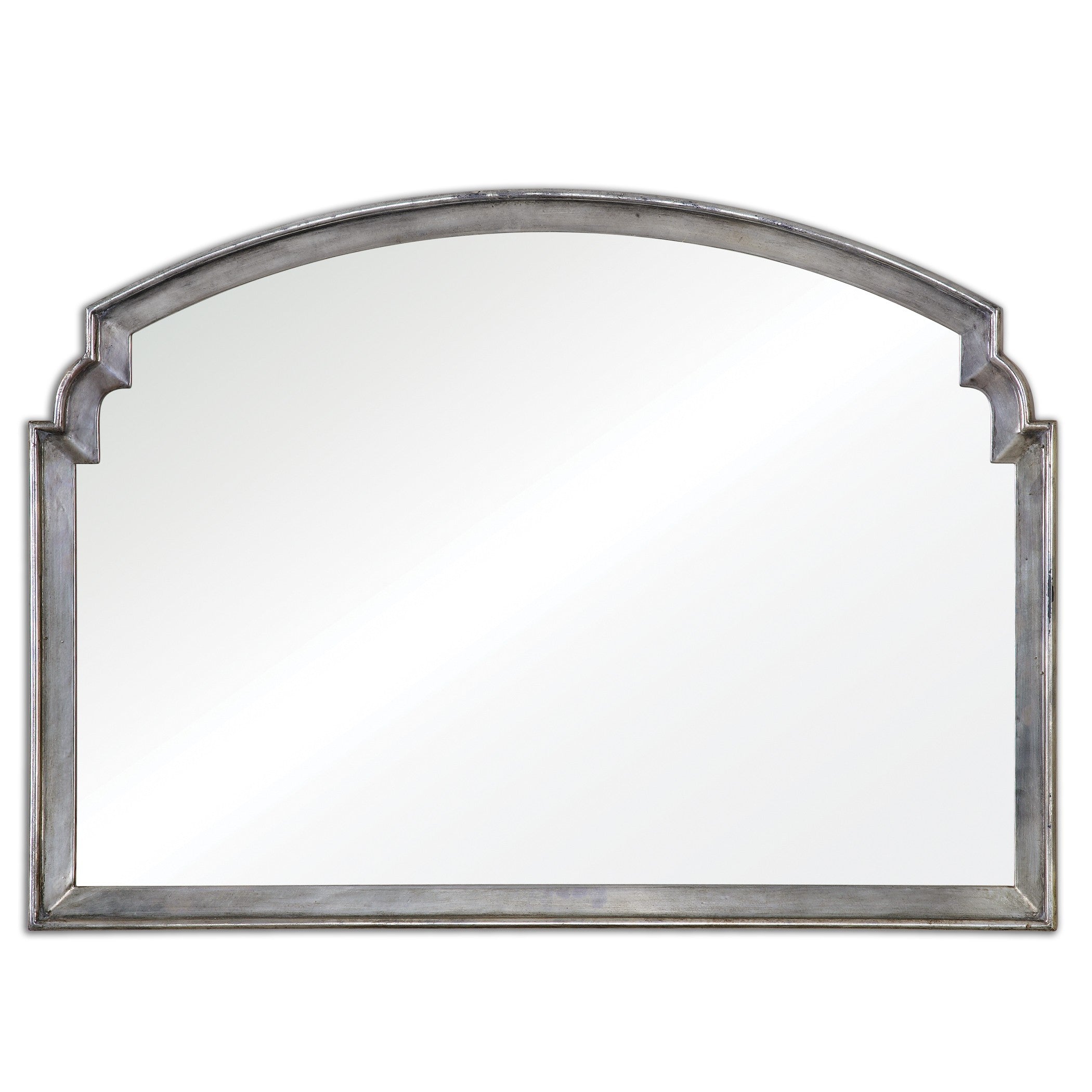Via Della Overmantle Mirror in Silver by Uttermost
