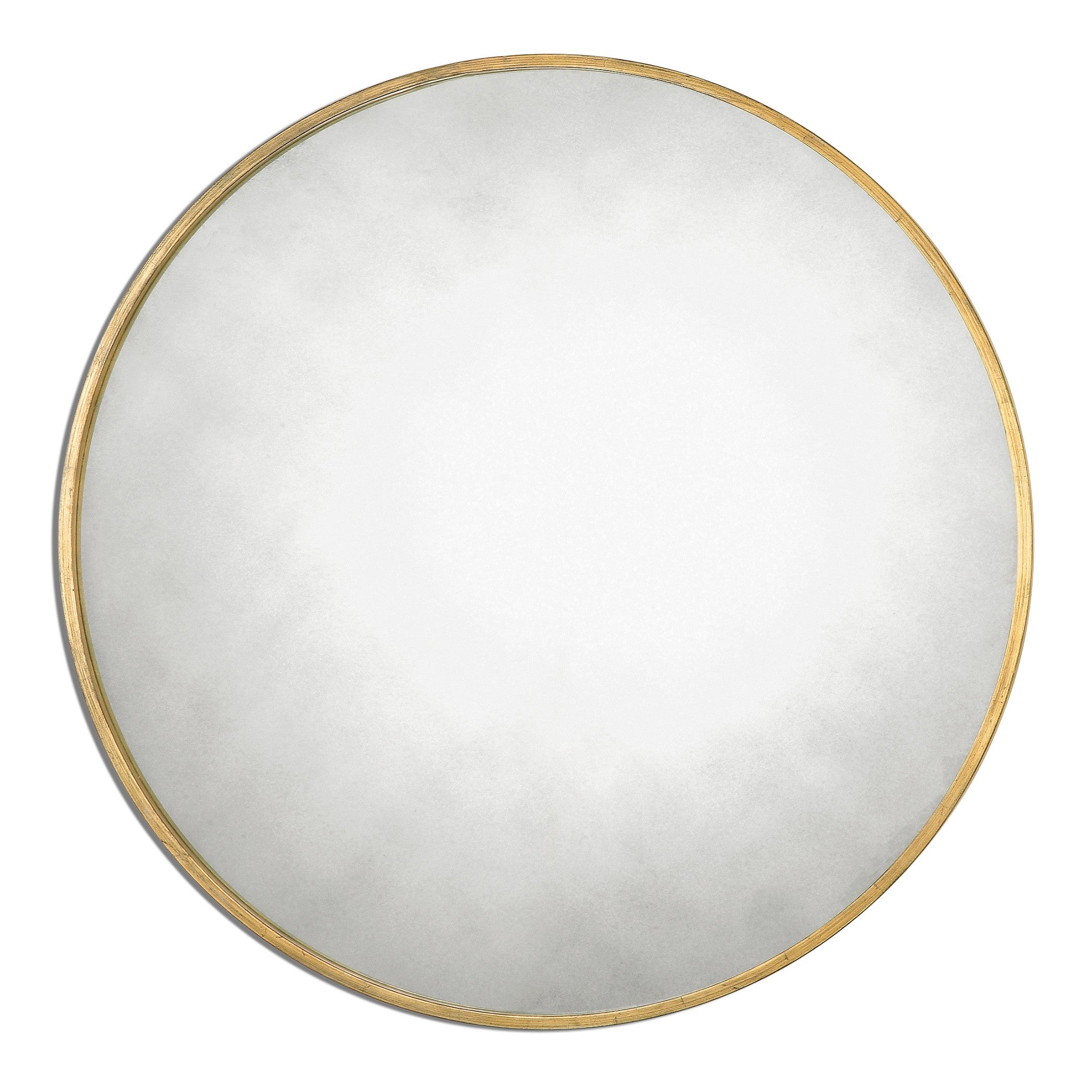 Junius Round Gold Mirror by Uttermost