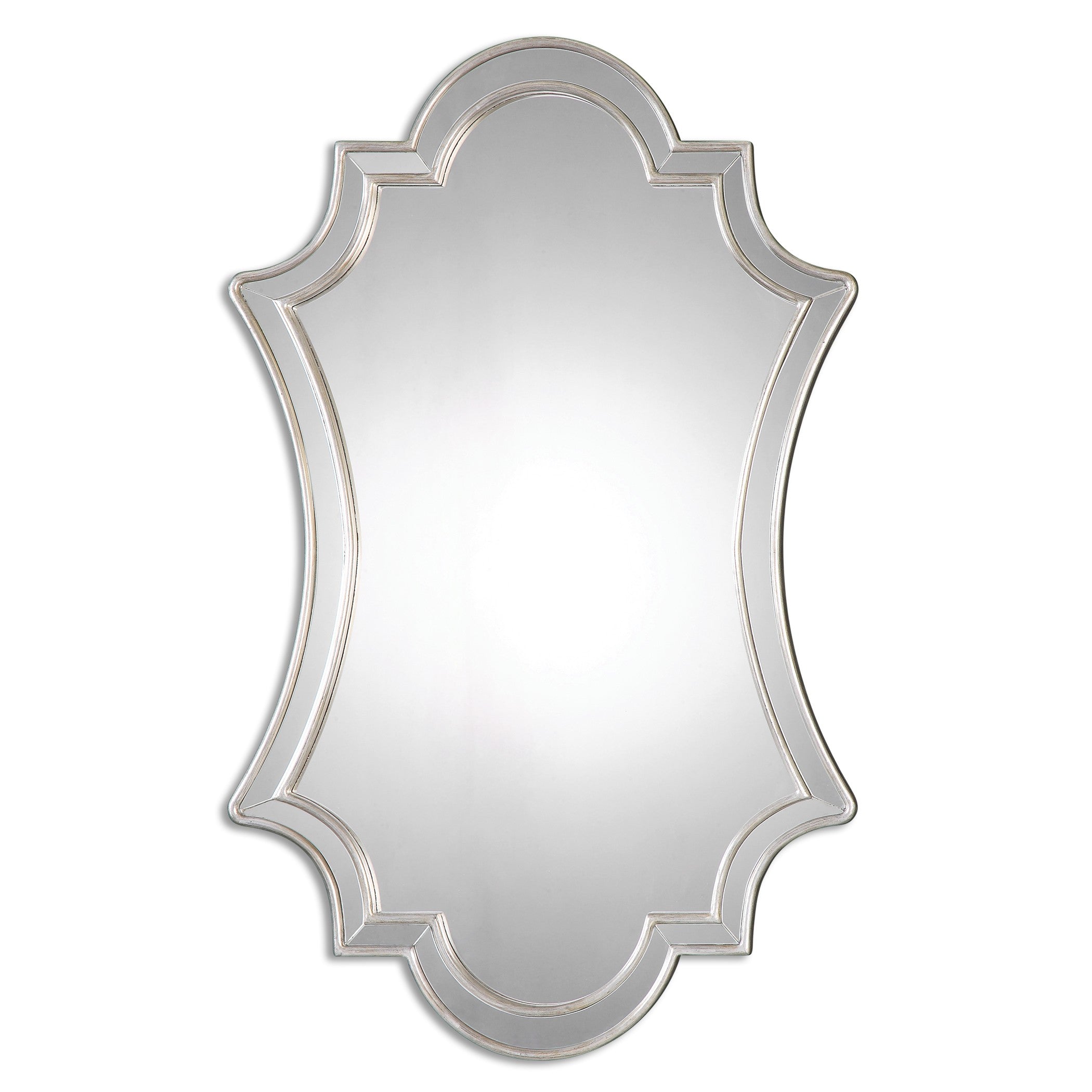 Elara Antiqued Silver Wall Mirror by Uttermost