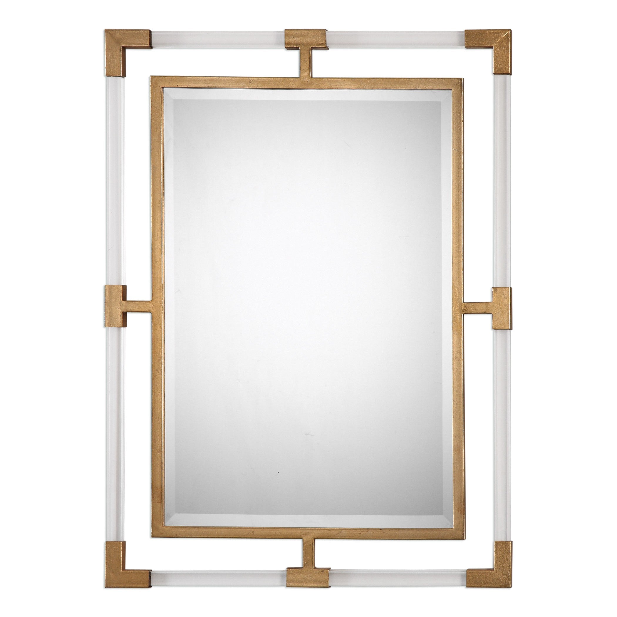Balkan Modern Gold Wall Mirror by Uttermost