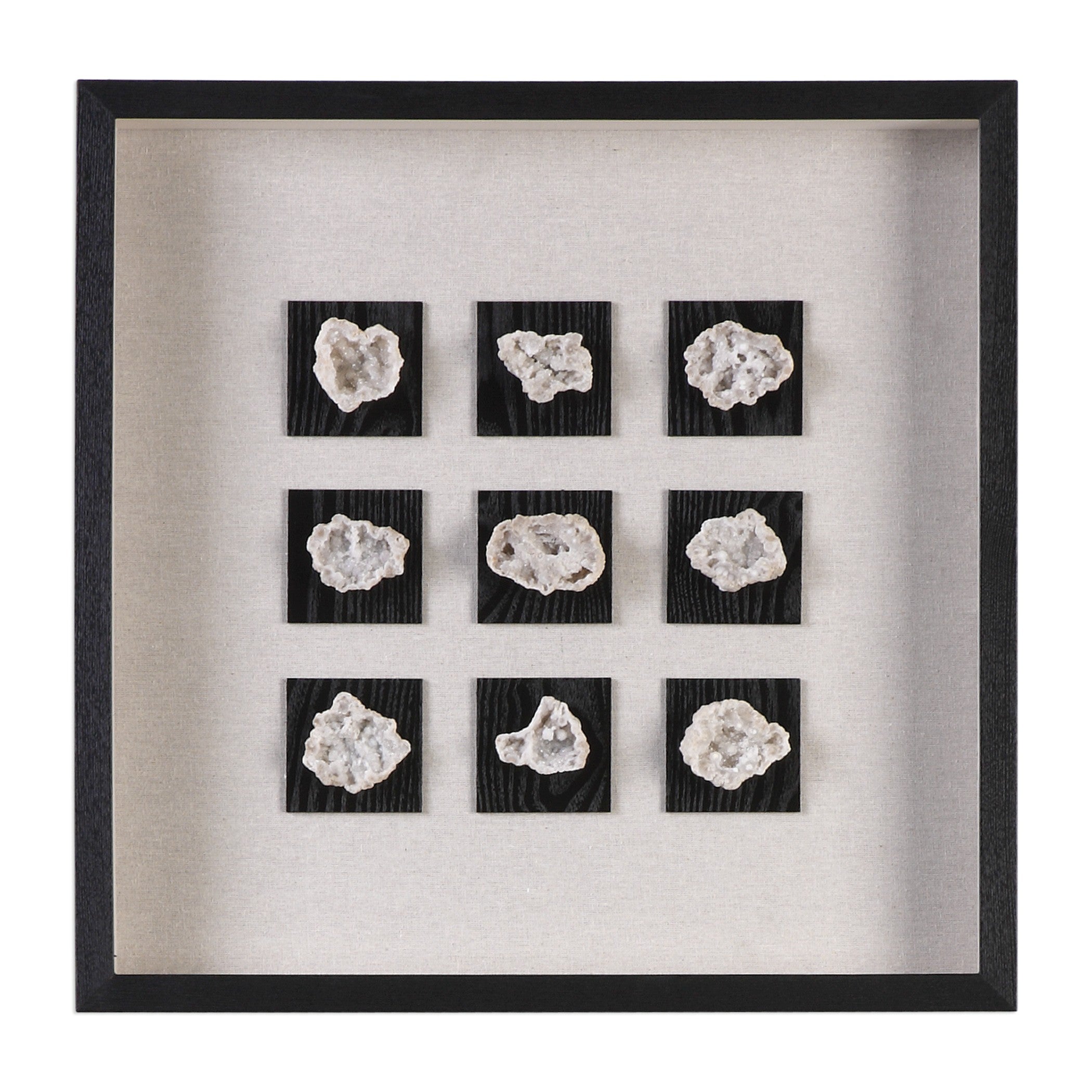Geode Linen Shadow Box by Uttermost