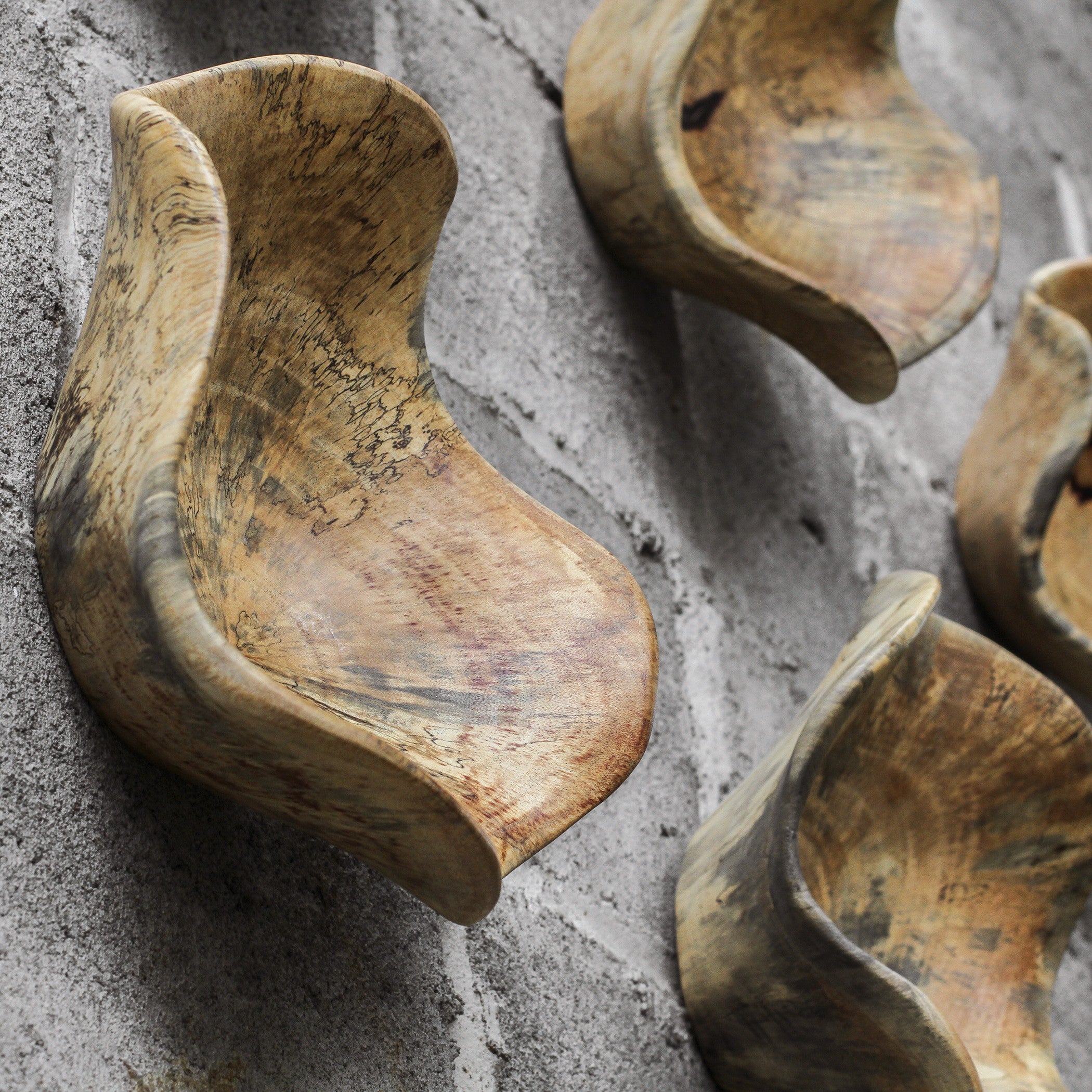 Tamarine Wood Wall Art - Set of 3 by Uttermost