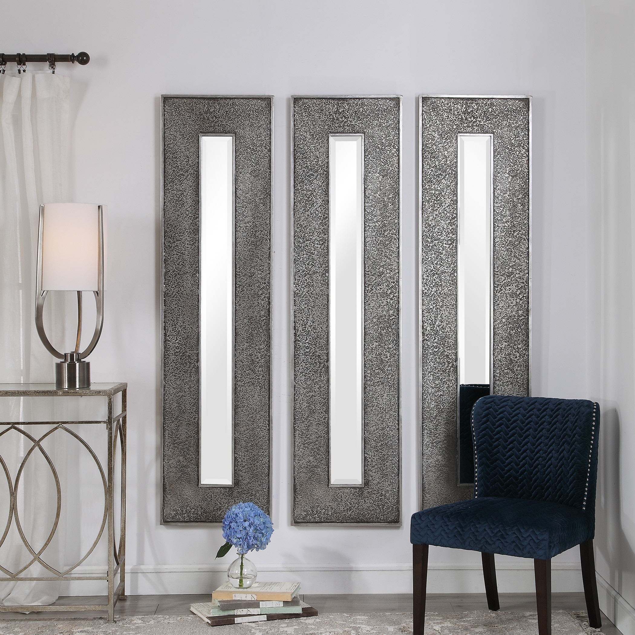 Bannon Tall Metallic Mirror by Uttermost