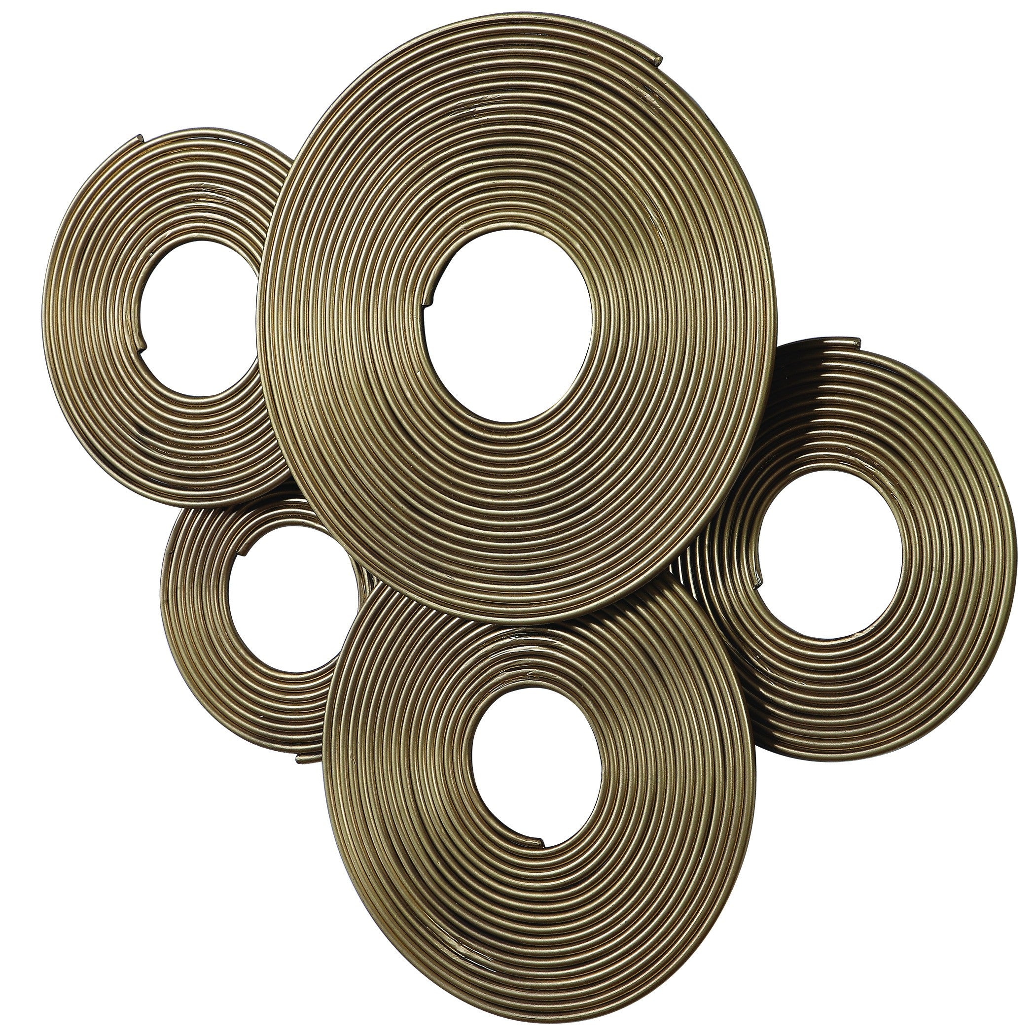 Ahmet Gold Rings Wall Decor by Uttermost