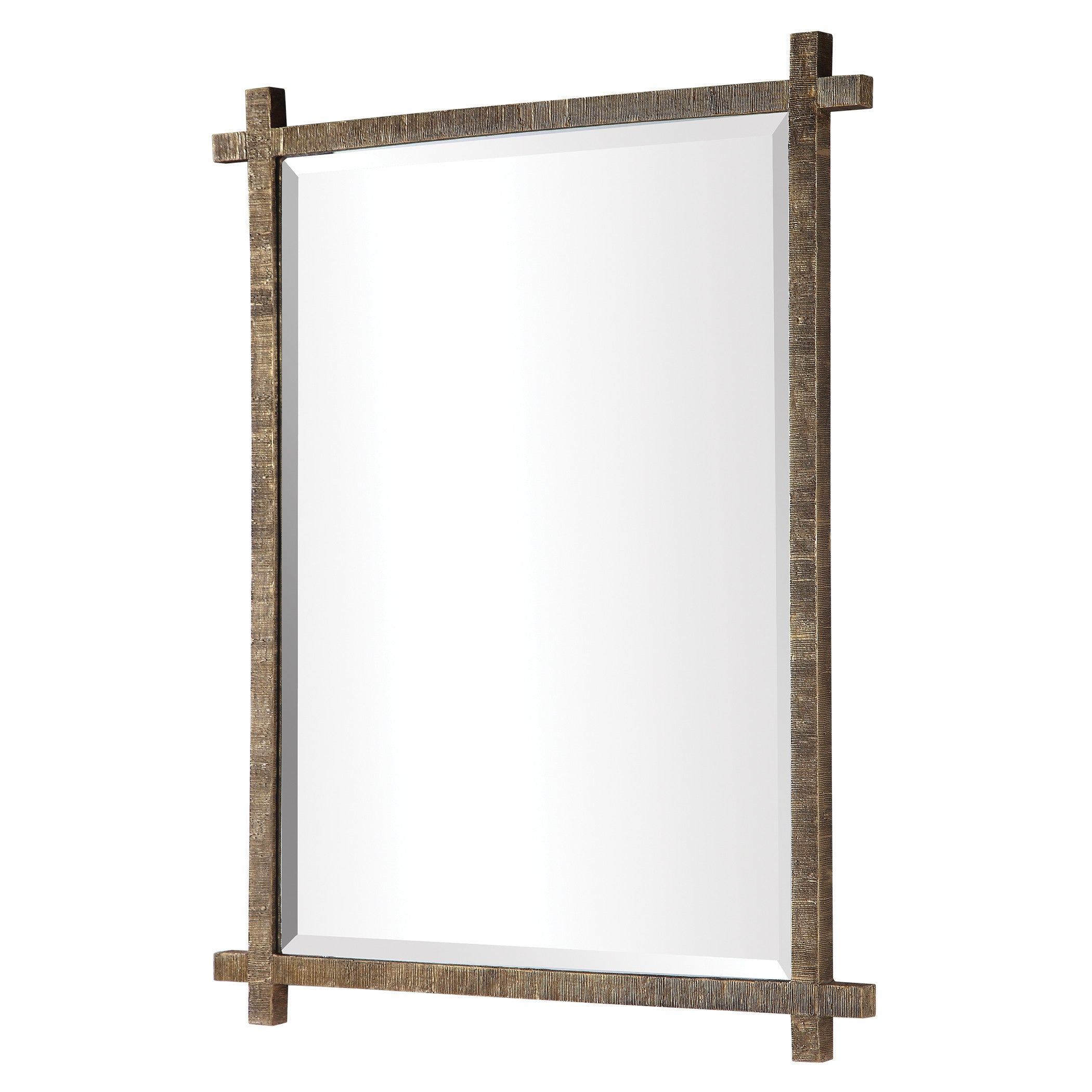 Abanu Rectangular Vanity Mirror in Gold by Uttermost