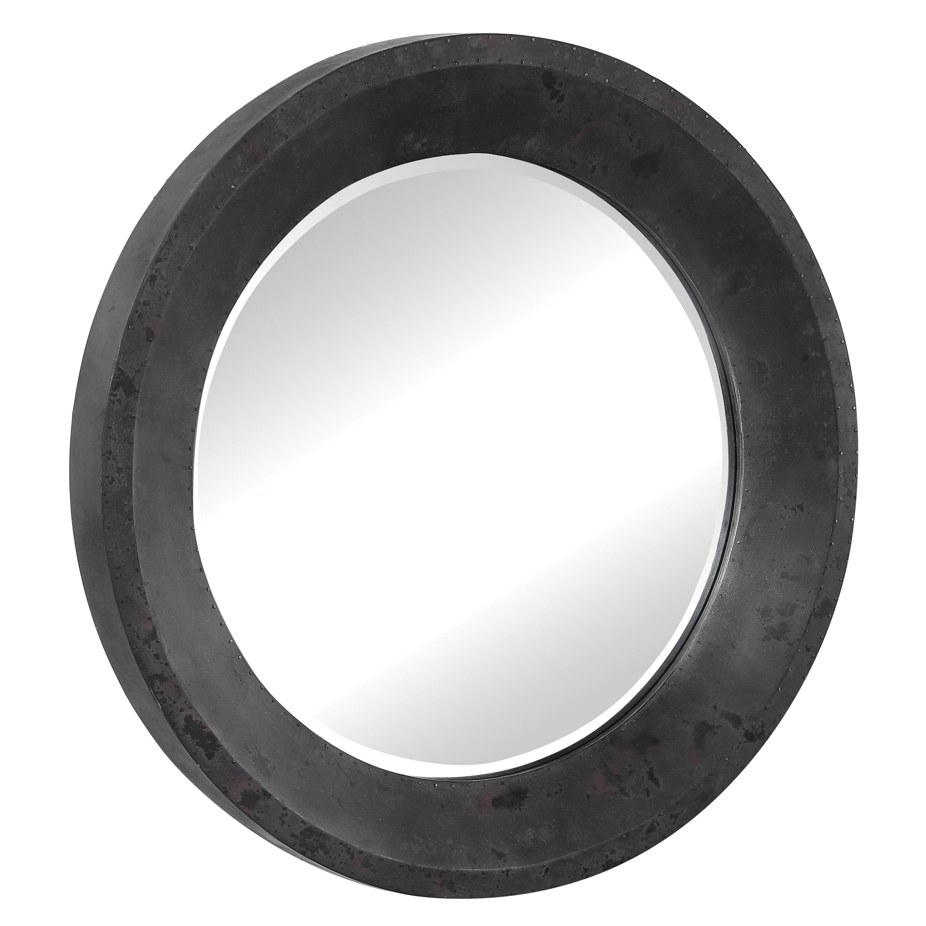 Frazier Round Industrial Mirror by Uttermost