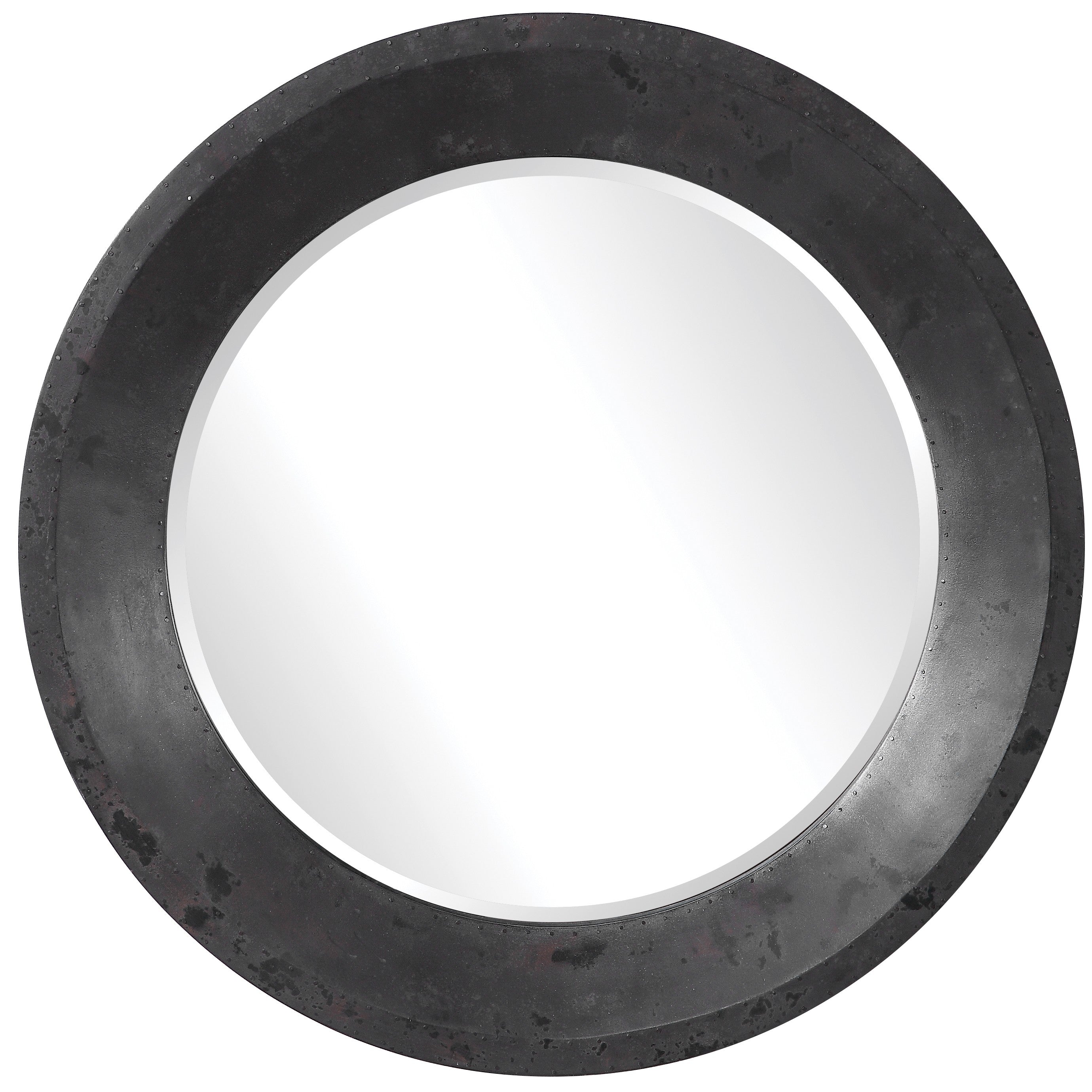 Frazier Round Industrial Mirror by Uttermost