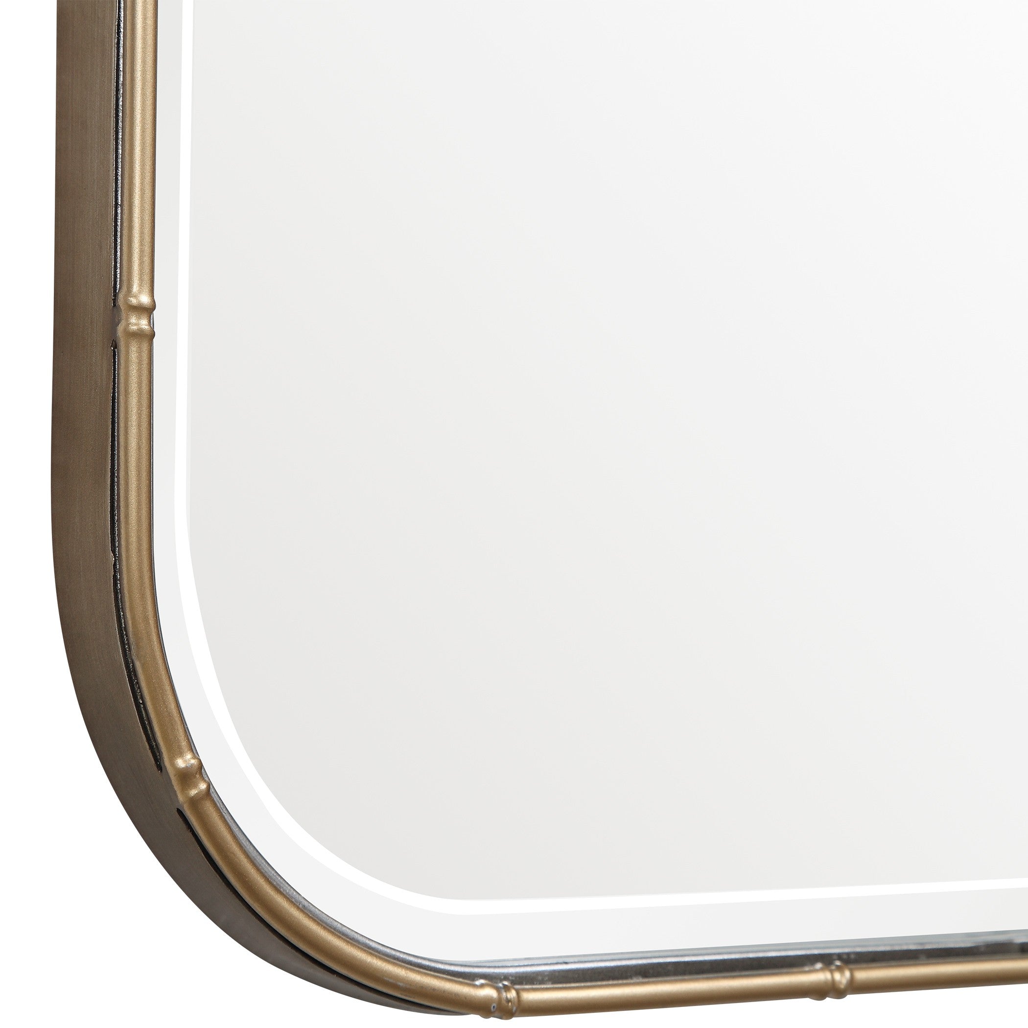 Malay Rectangular Mirror in Antique Gold by Uttermost