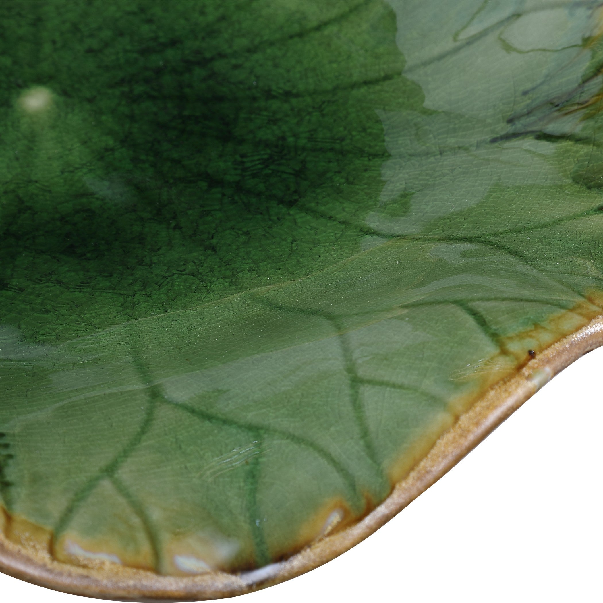 Abella Ceramic Wall-Mounted Bowls in Green - Set of 3 by Uttermost