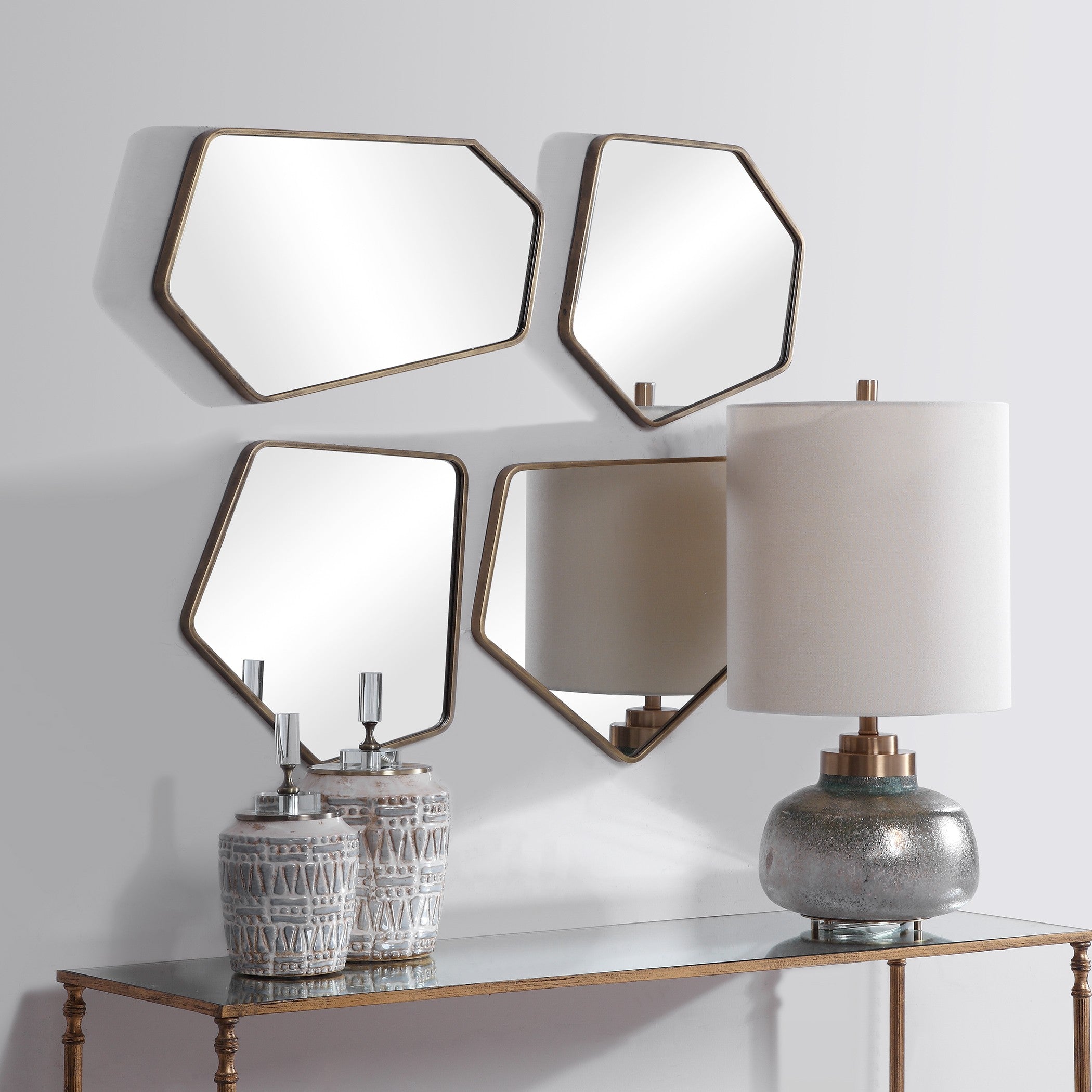 Linneah Modern Mirrors - Set of 4 by Uttermost