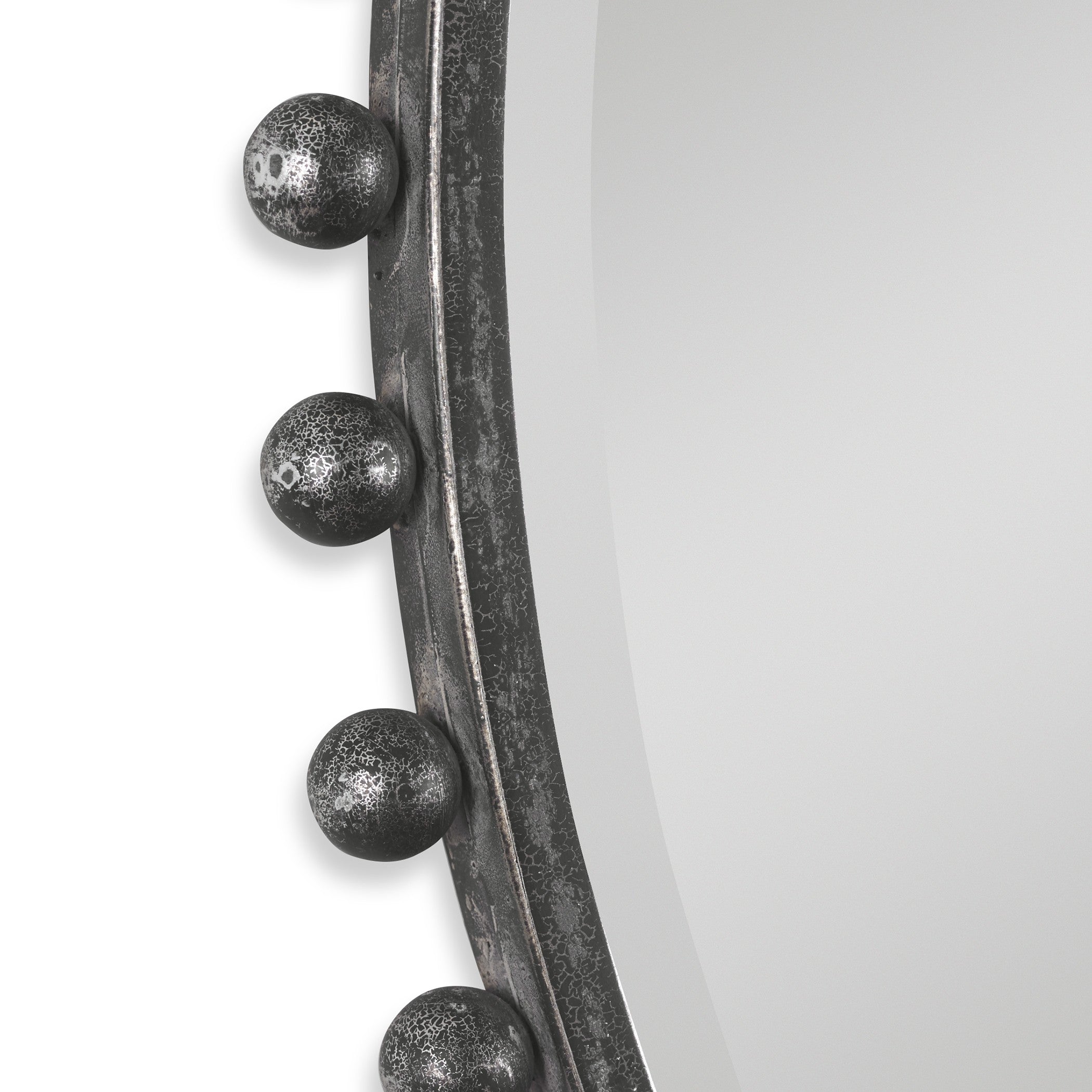 Taza Round Iron Mirror by Uttermost
